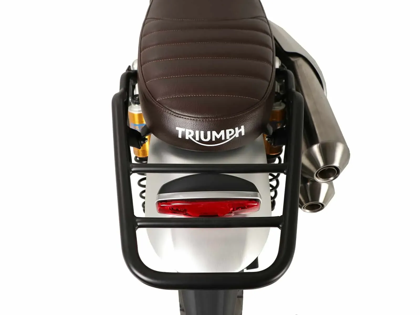 Tubular luggage rack black for Triumph Scrambler 1200 XE (2019-2023)