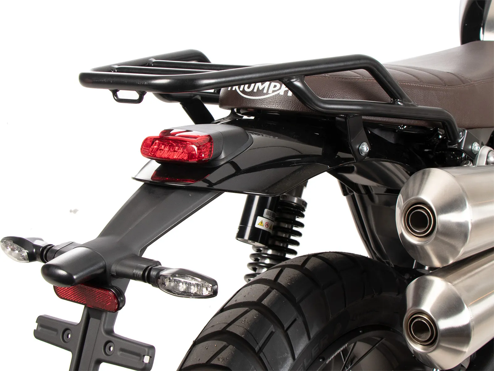 Tubular luggage rack black for Triumph Scrambler 1200 X (2024-)