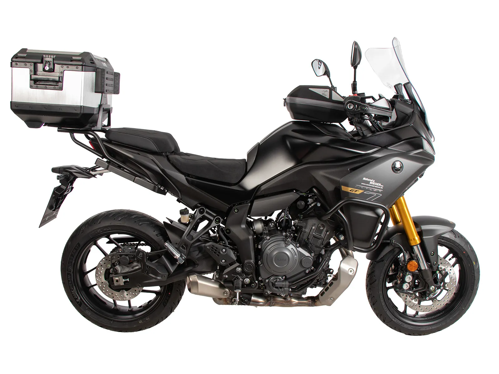 Easyrack top case carrier black for Yamaha Tracer 7 / GT / Y-AMT (2025-), (model year 2026)