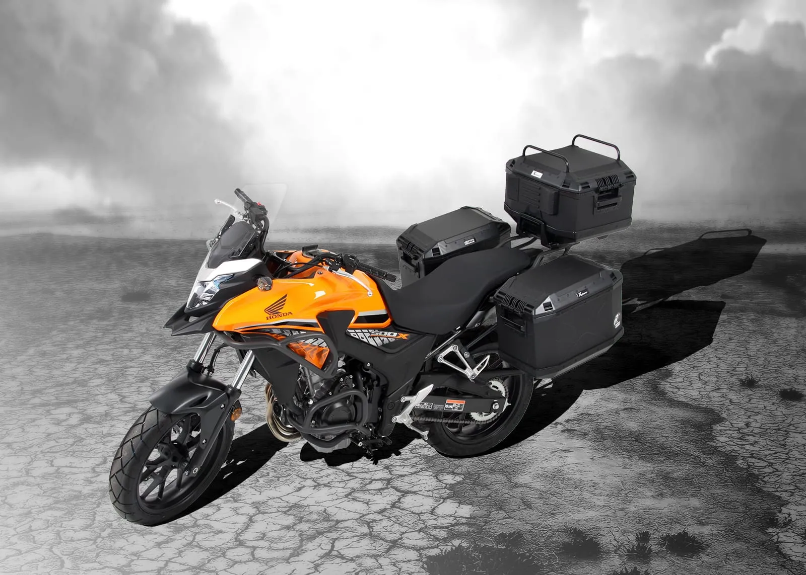 Easyrack top case carrier anthracite for Honda CB 500 X (2017-2018)