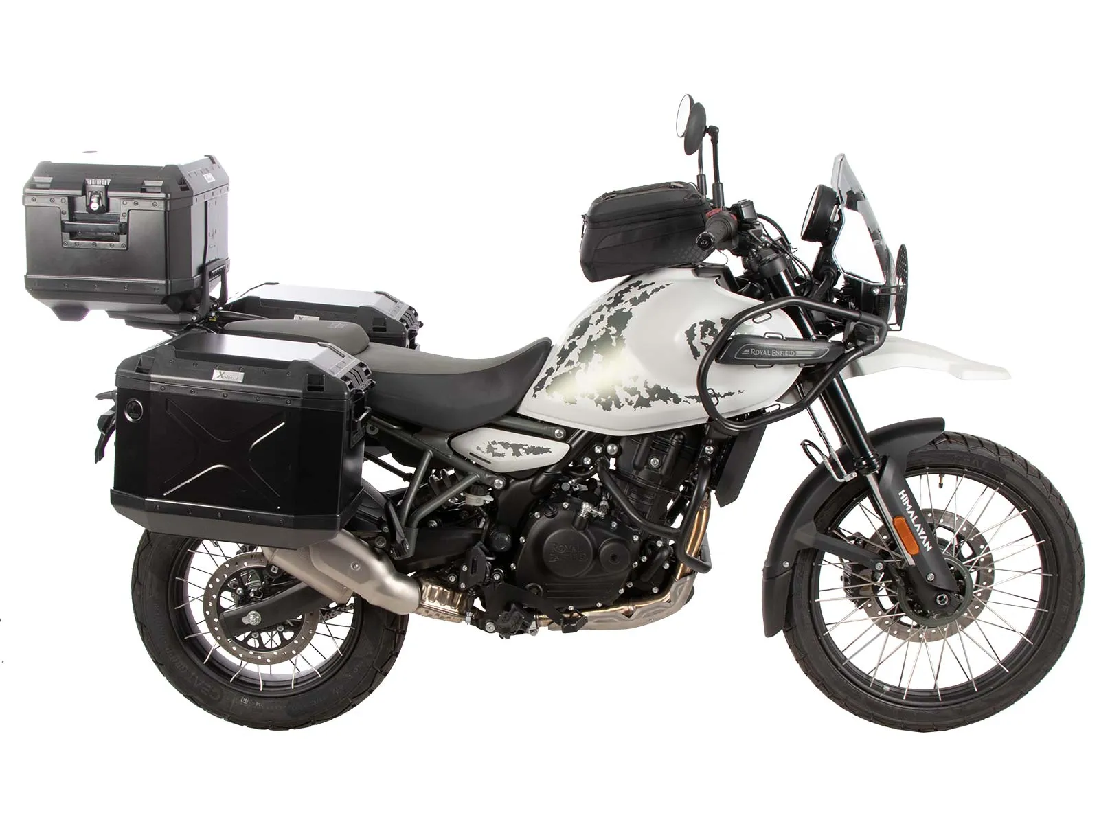 Easyrack top case carrier black for combination with original luggage rack for Royal Enfiel Himalayan 450 (2024-)
