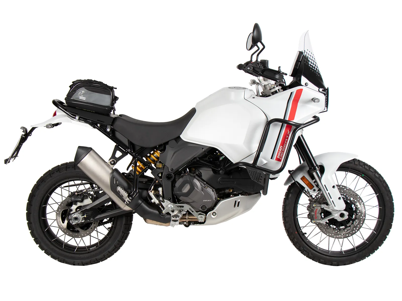 Sport rack fixed black for Ducati Desert X (2022-)