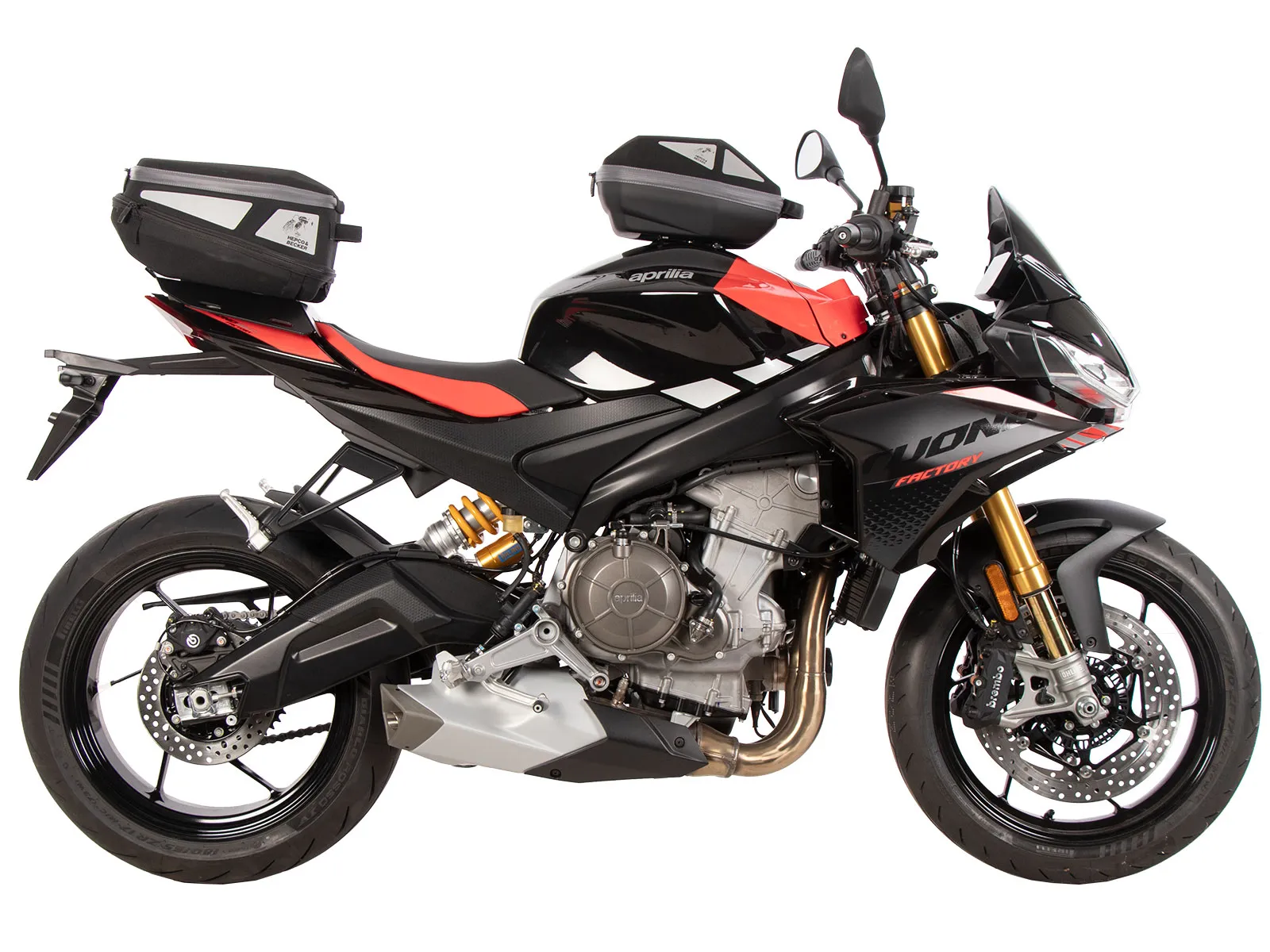 Sport rack black for Aprilia Tuono 660 Factory (2022-)
