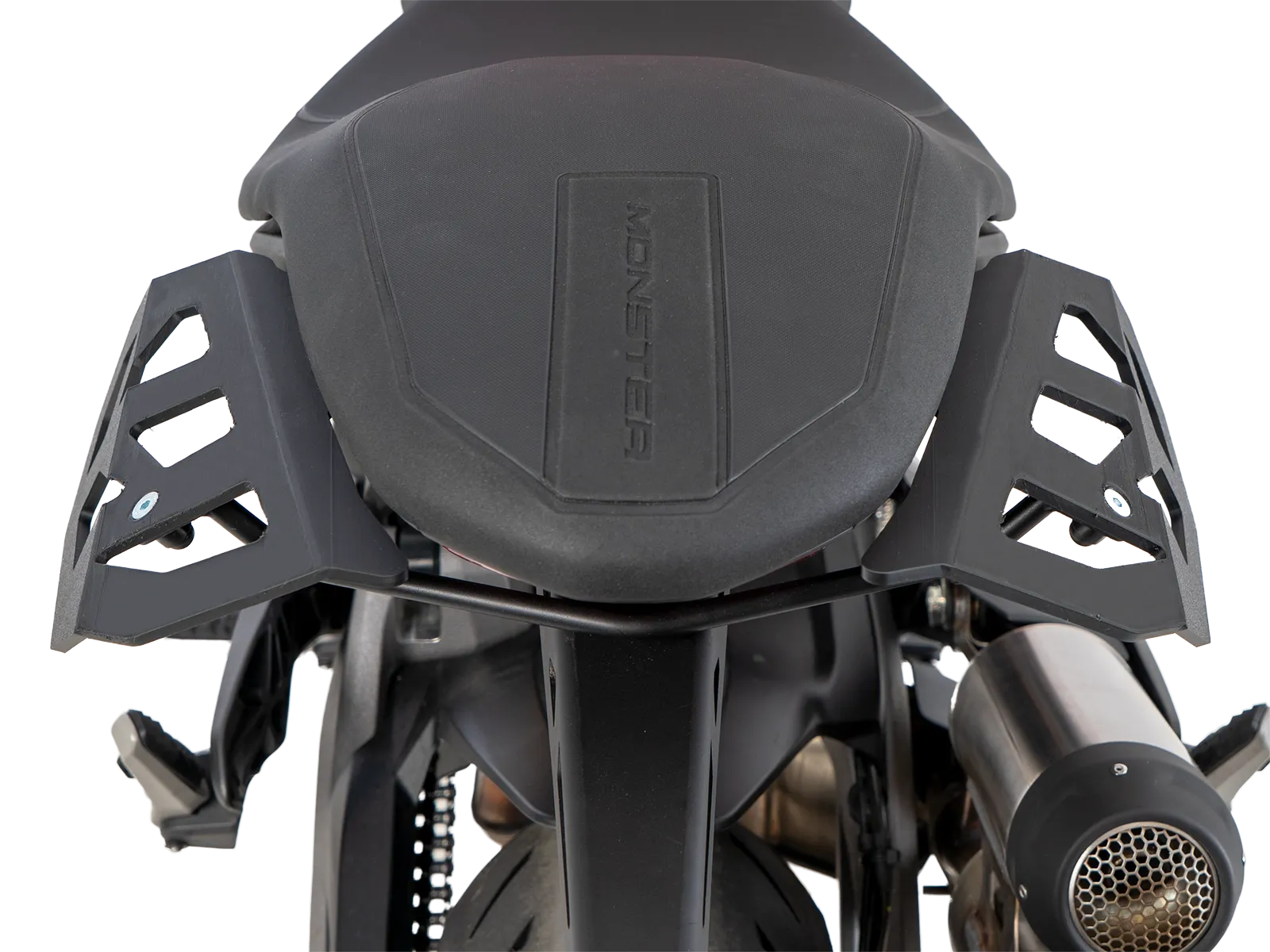 Luggage Guard Spacers, Black, for Ducati Monster 890 / + (2026-)