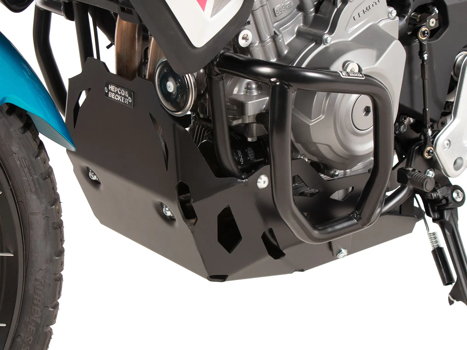 Engine protection plate black for CF Moto 450 MT (2024-)