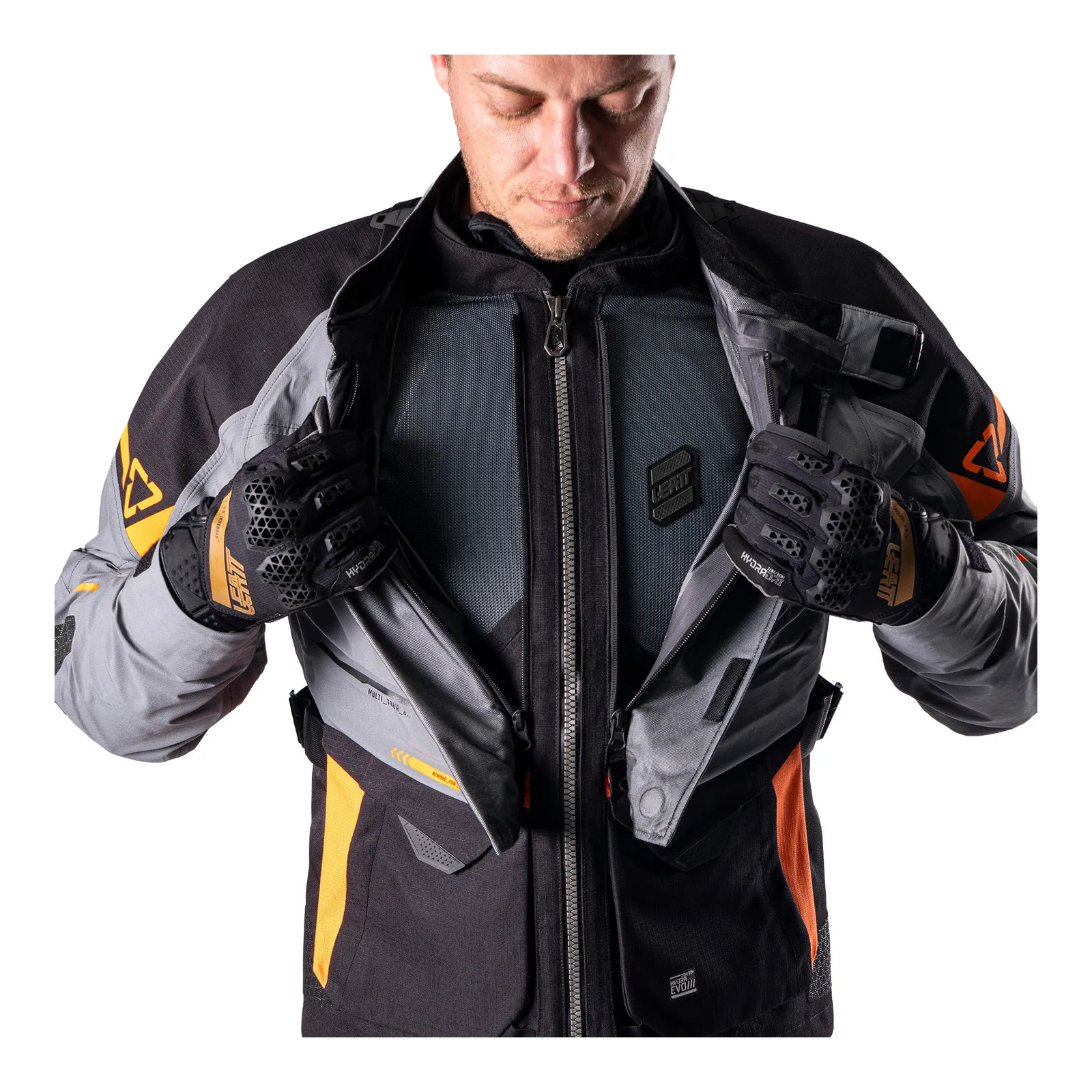 Leatt 8.5 ADV Multitour Jacket - Iron / Grey (L/US42/EU52)