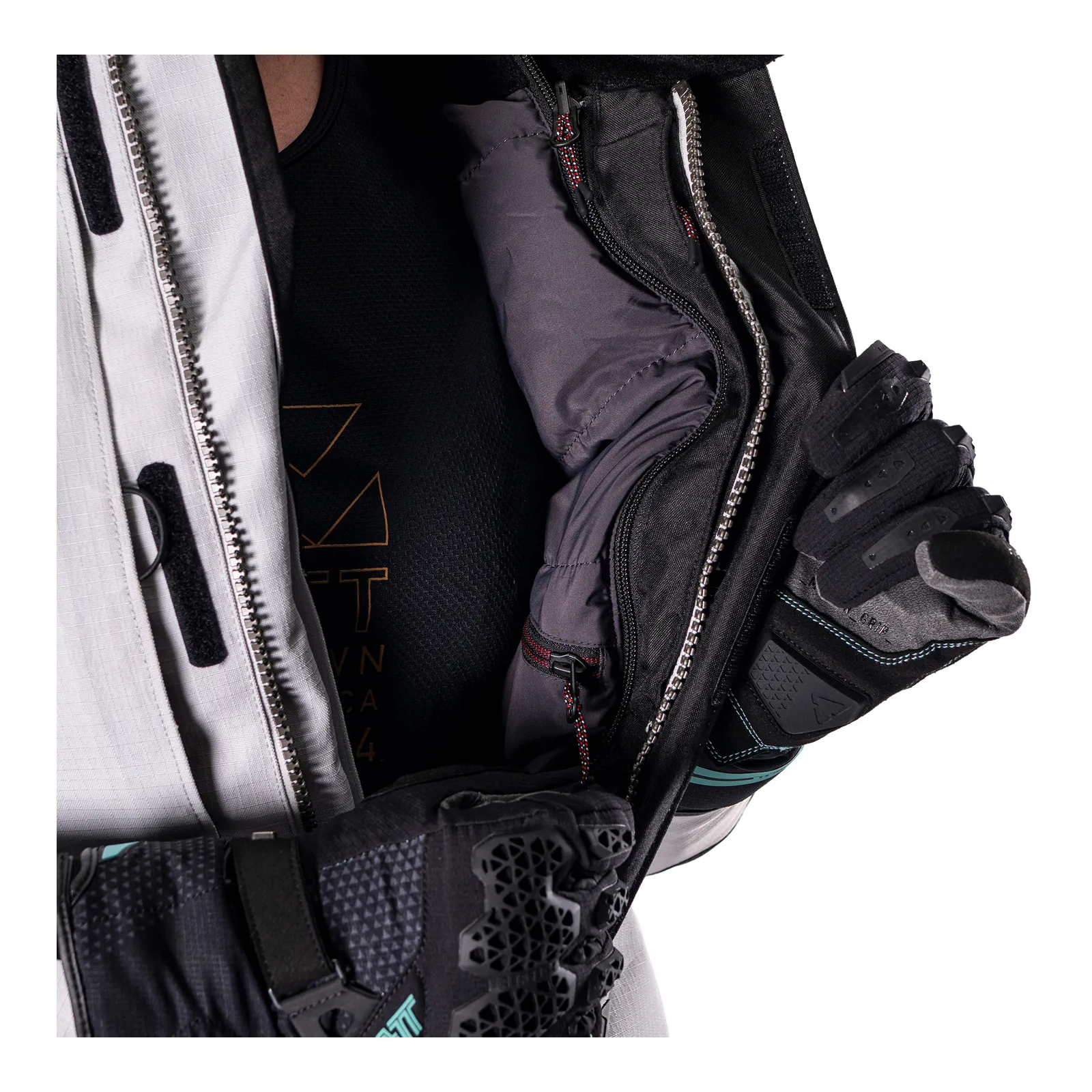 Leatt 5.5 ADV DriTour Jacket Women - Steel Grey (S/EU36/UK8/US4)