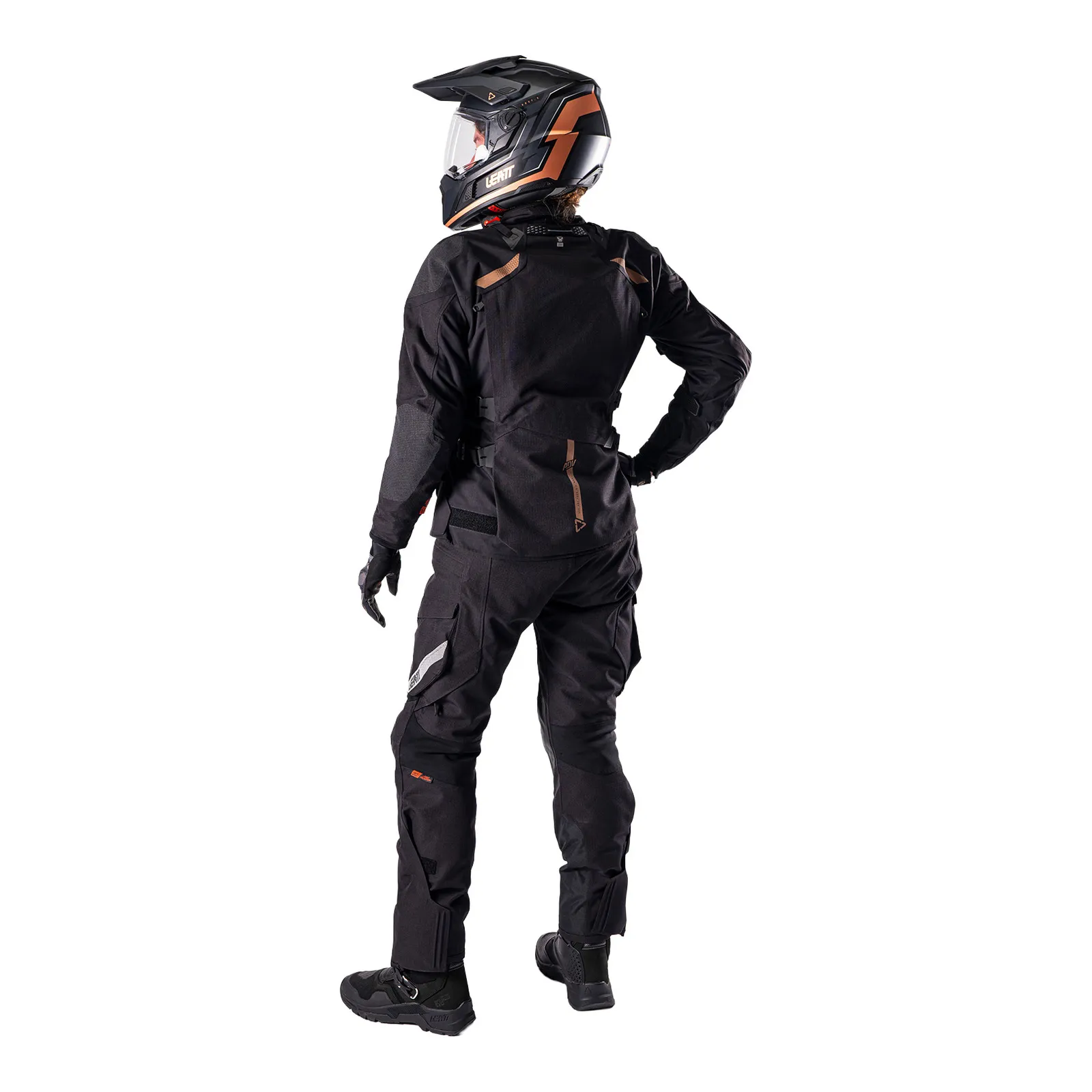Leatt 5.5 ADV DriTour Pant Women - Stealth Black / Grey (M/EU38/UK10/US6)