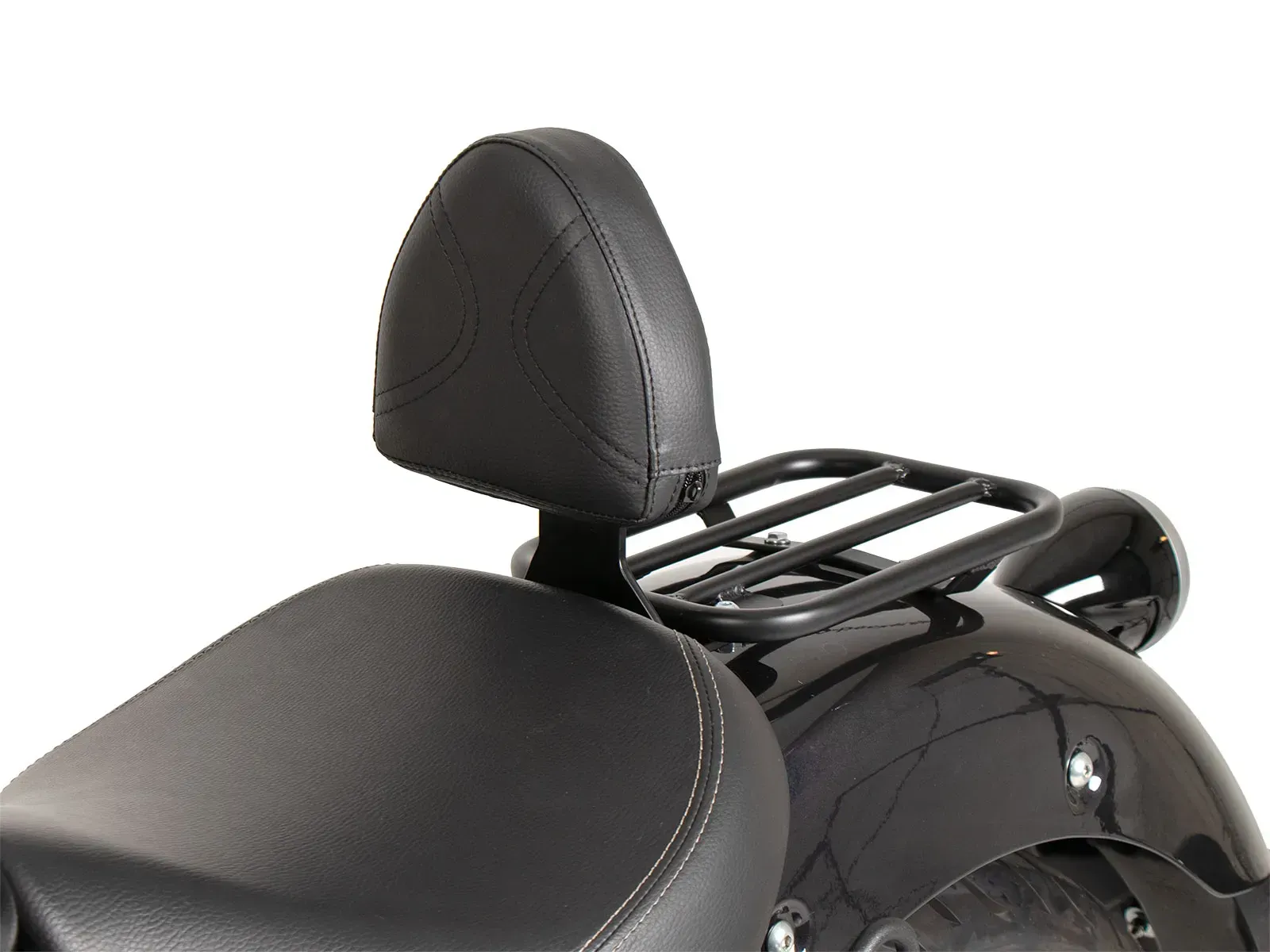Rider backrest with upholstery for combination with Solorack 6137651 for Royal Enfield Super Meteor 650 (2023-)
