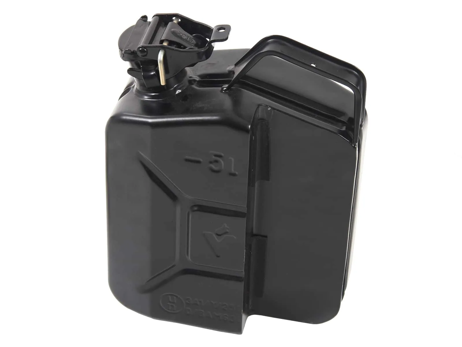 Canister 4ltr. incl. cutout holder left black for Moto Guzzi V 9 Roamer (2016-2025)