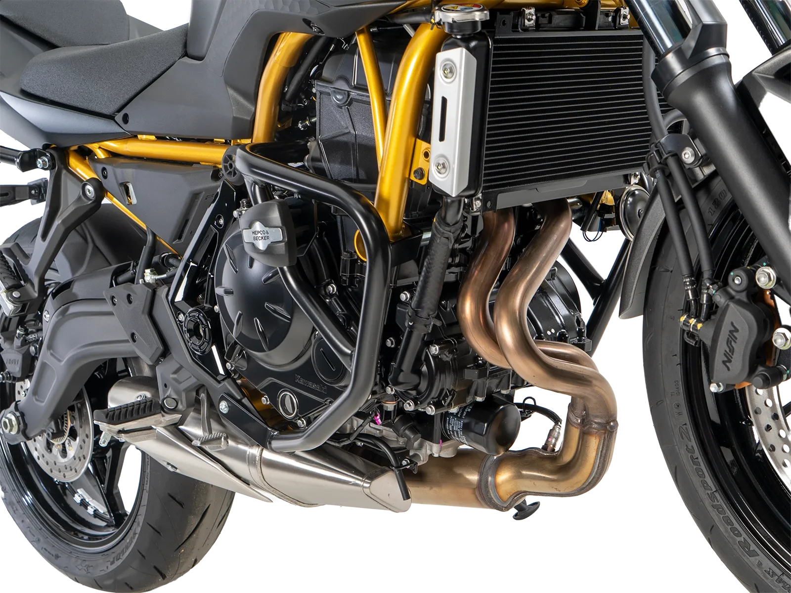 Engine guard incl. protection pad black for Kawasaki Z 650 S (2026-)