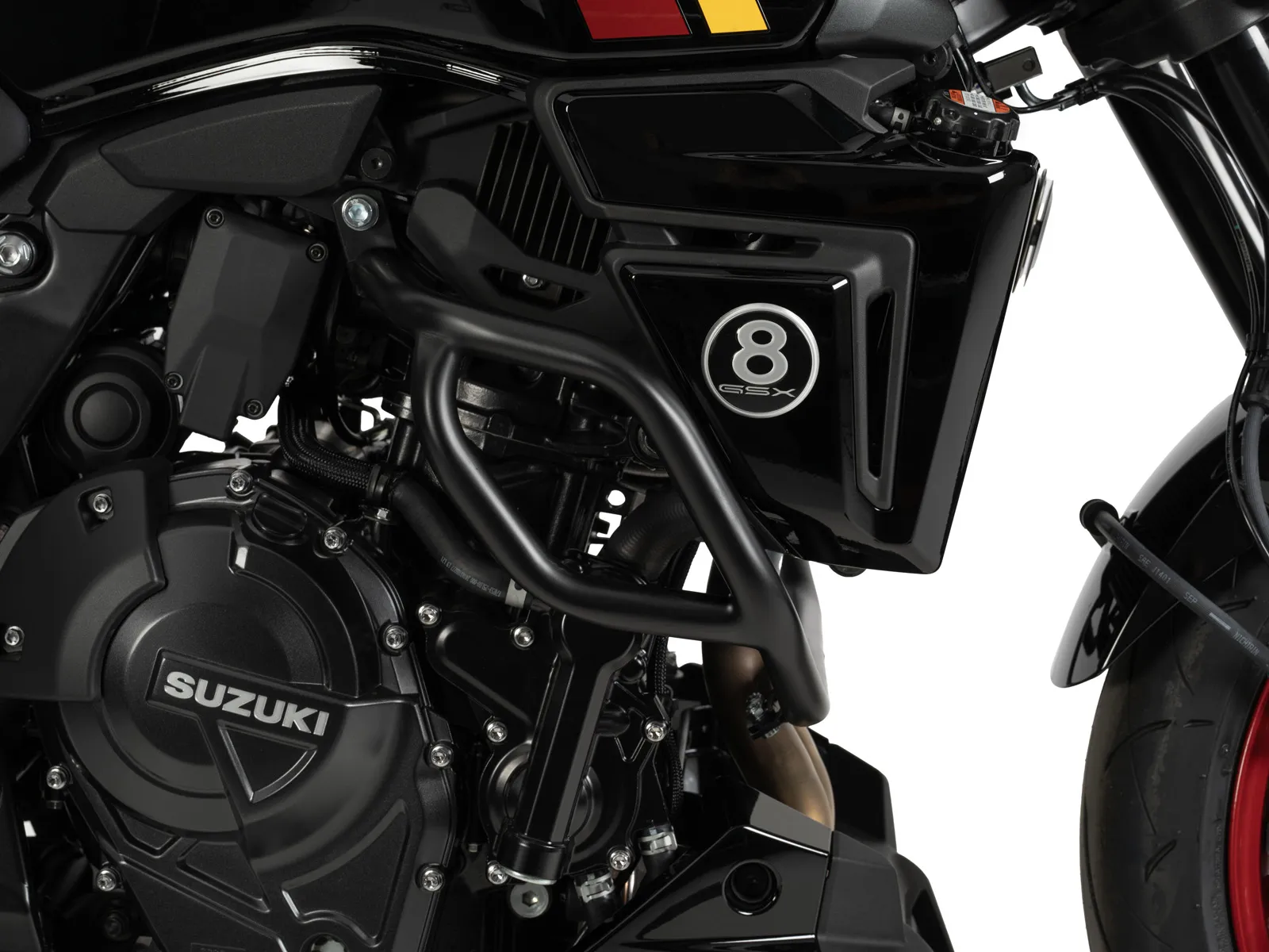 Engine guard black for Suzuki GSX-8TT (2025-)