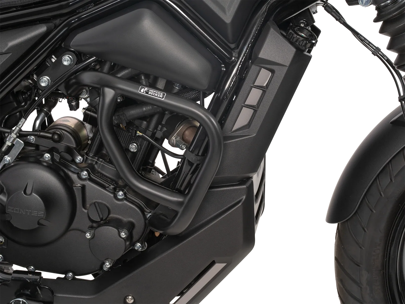 Engine guard black for Zontes 125-C2 (2025-)