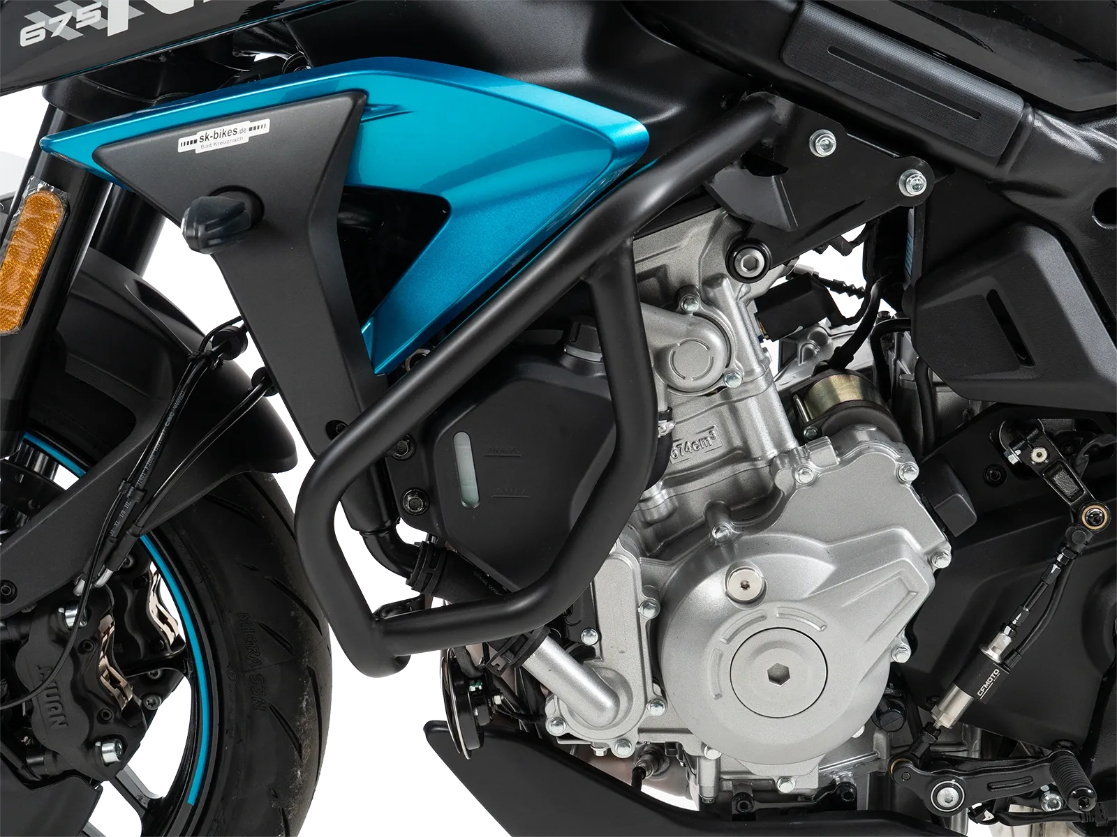 Engine guard black for CF MOTO 675 NK (2025-)