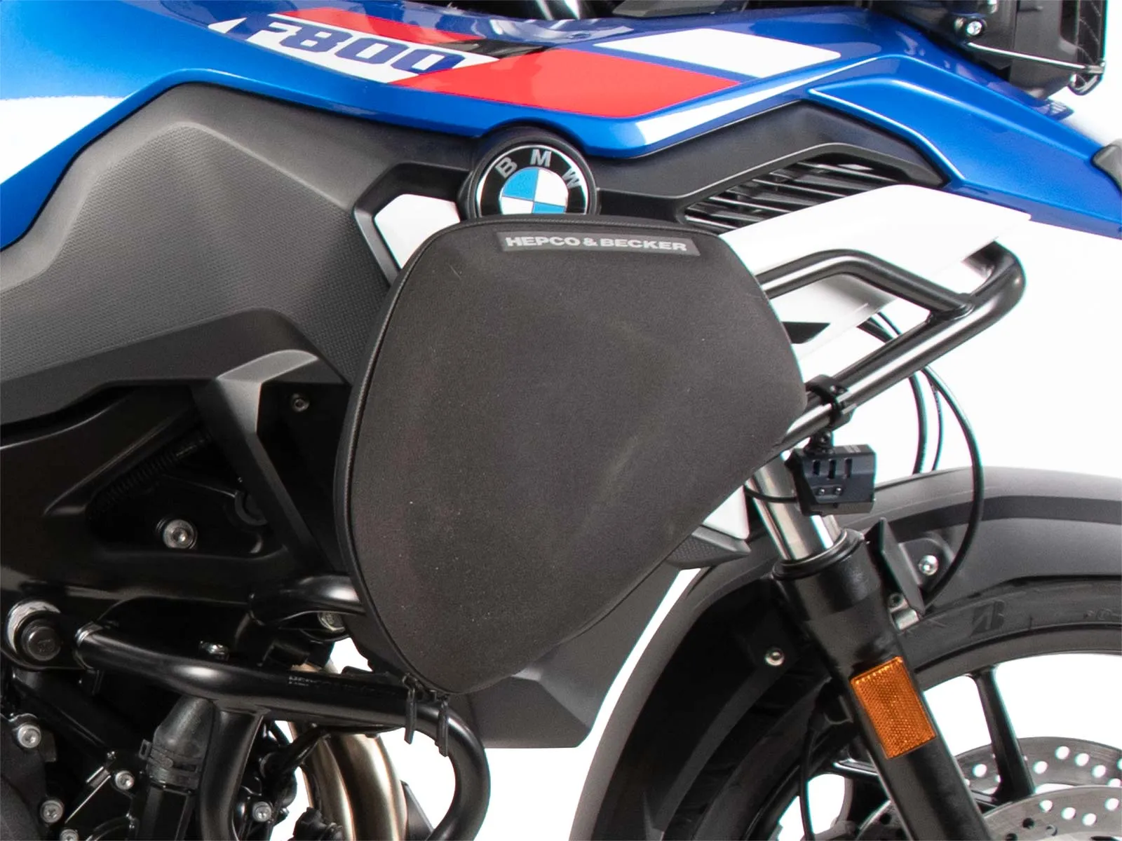 Black tank guard for BMW F 800 GS (2024-)