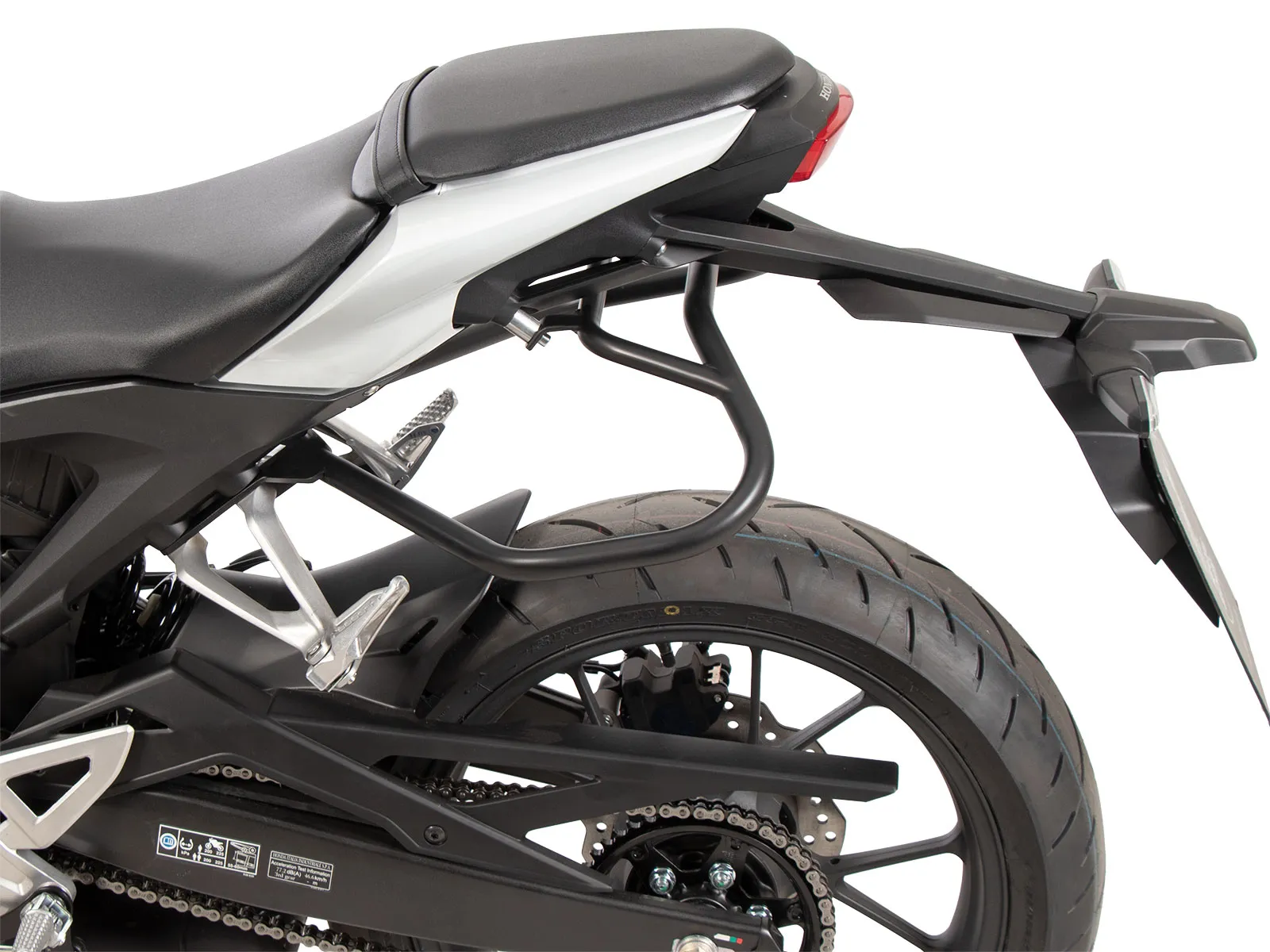 Rear protection bar black for Honda CB 125 R (2018-2024)