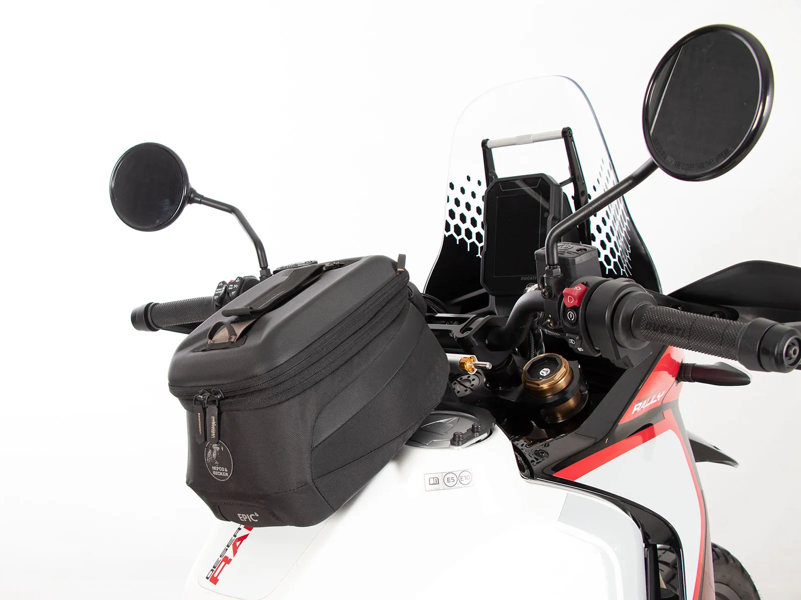 BASIC tank ring incl. tank bag lock unit for Ducati DesertX (2022-)