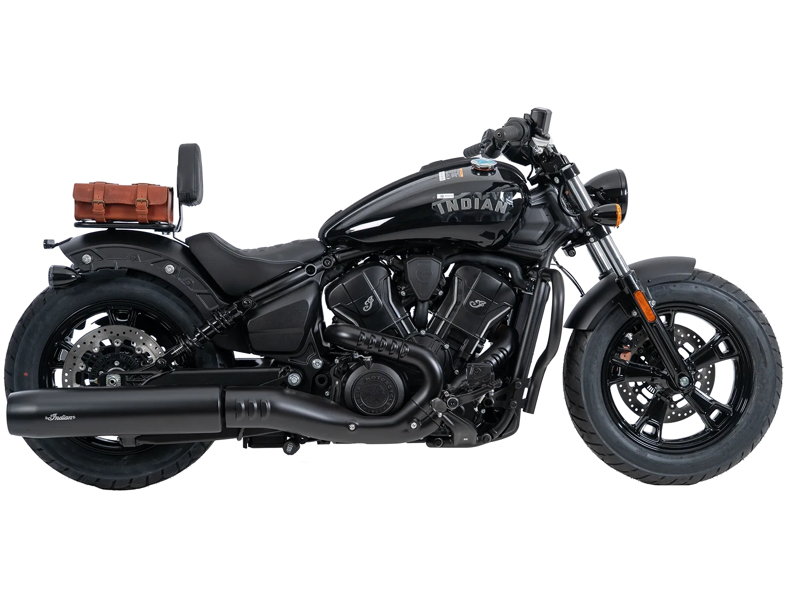 Solorack with backrest black for Indian Scout Sixty Classic (2025-)