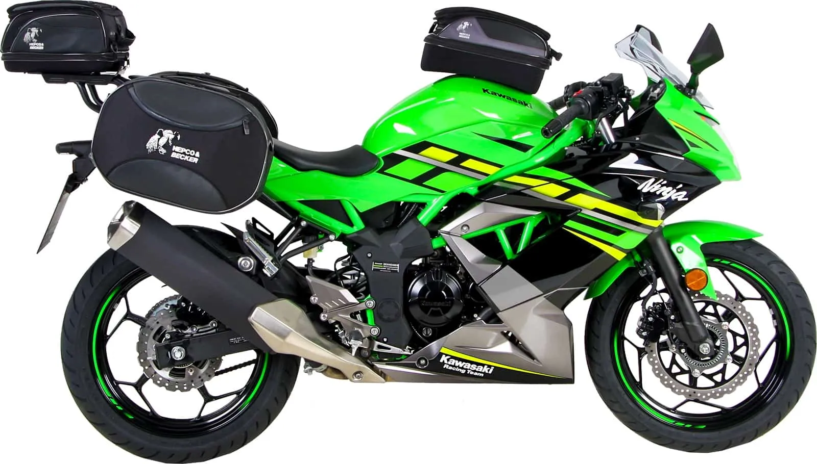C-Bow side carrier black for Kawasaki Ninja 125 (2018-)