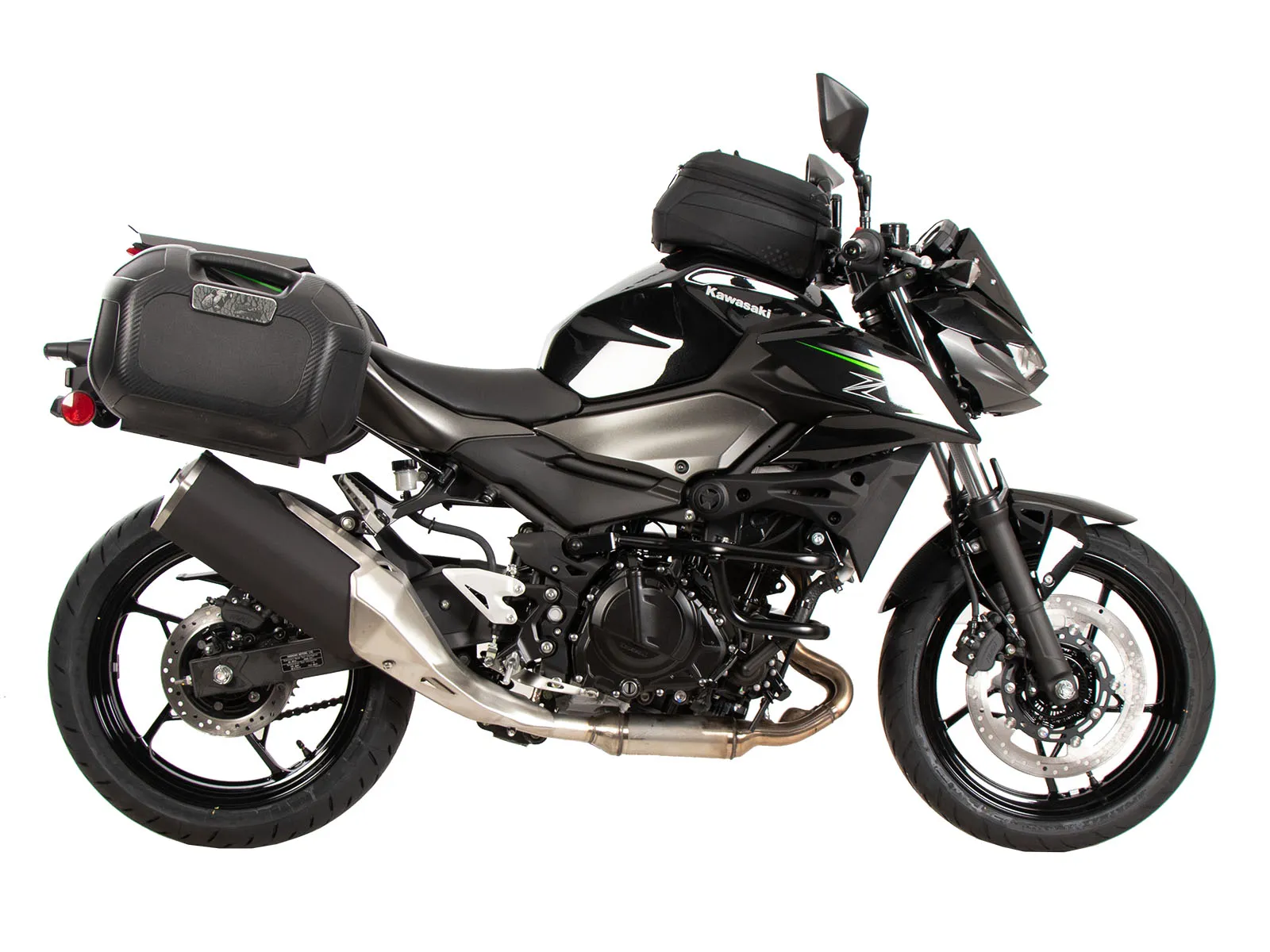 C-Bow side carrier black for Kawasaki Z 500 / SE (2024-)