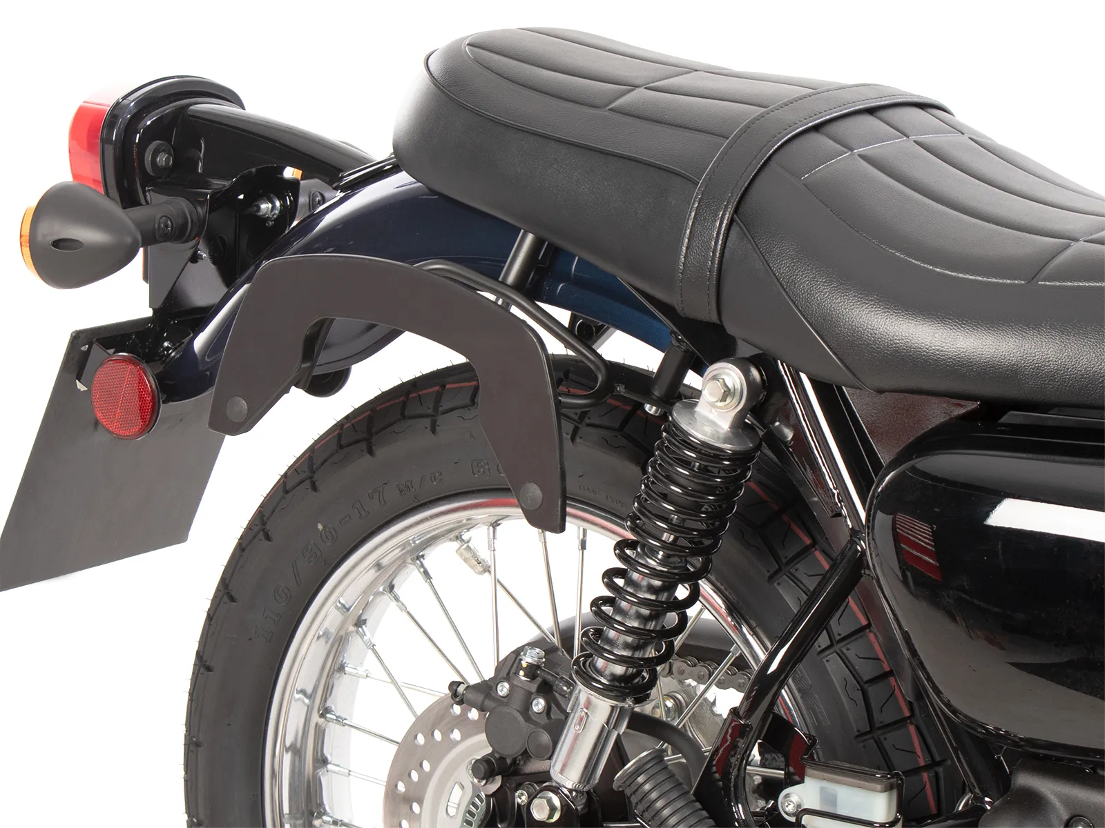 C-Bow side carrier black for Kawasaki W230 / Meguro S1 (2025-)