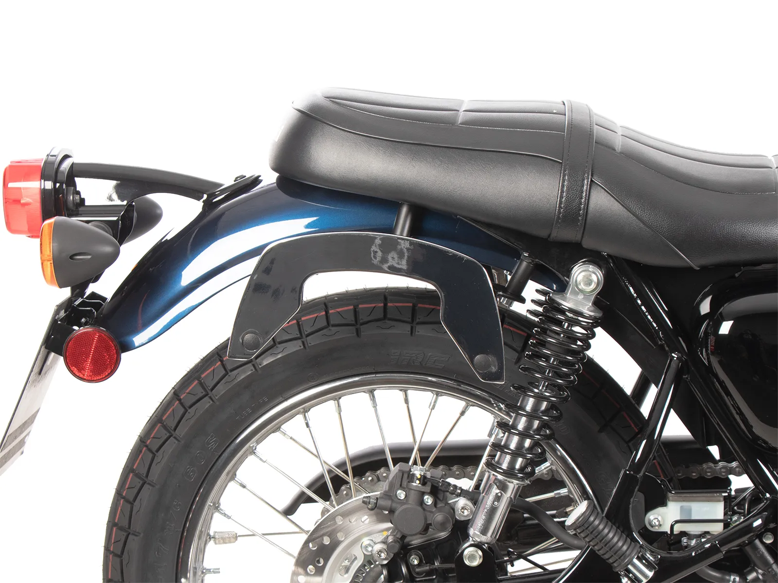 C-Bow side carrier chrome for Kawasaki W230 / Meguro S1 (2025-)