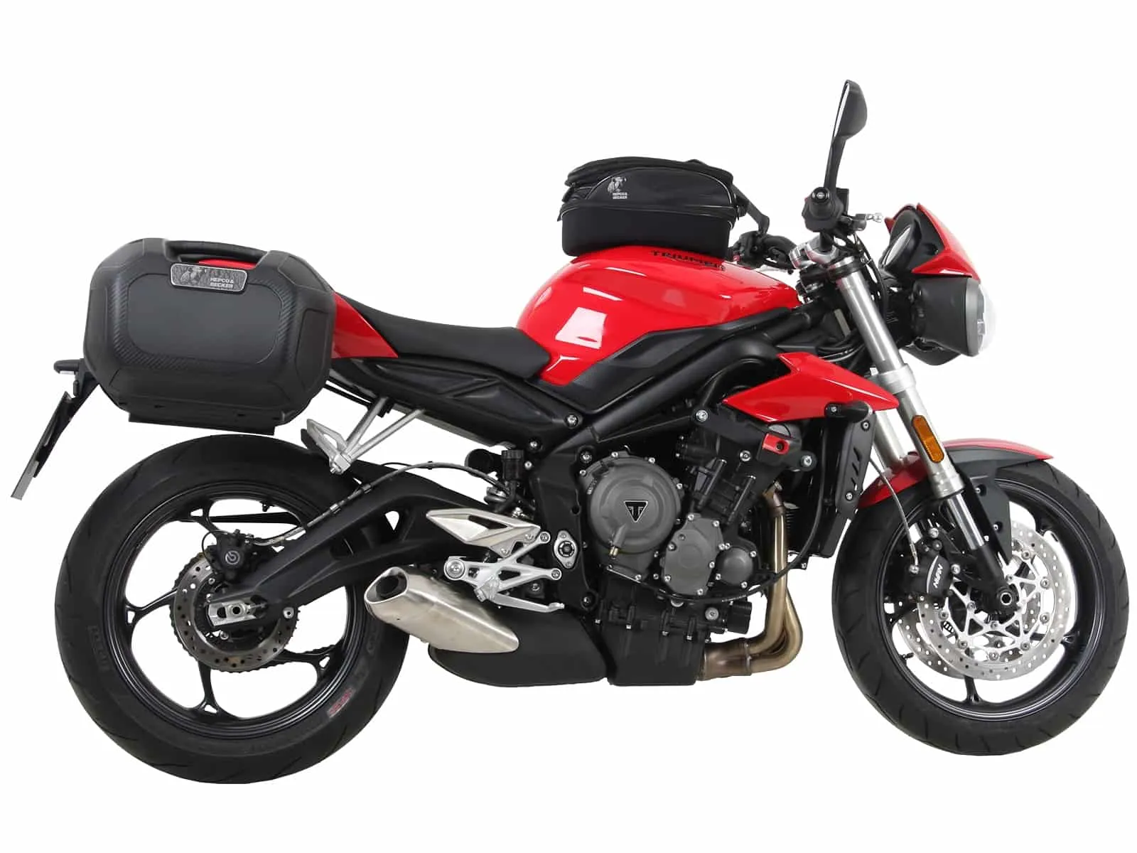 C-Bow side carrier black for Triumph Street Triple 765 S/R/RS/R Low/Moto2 (2017-)