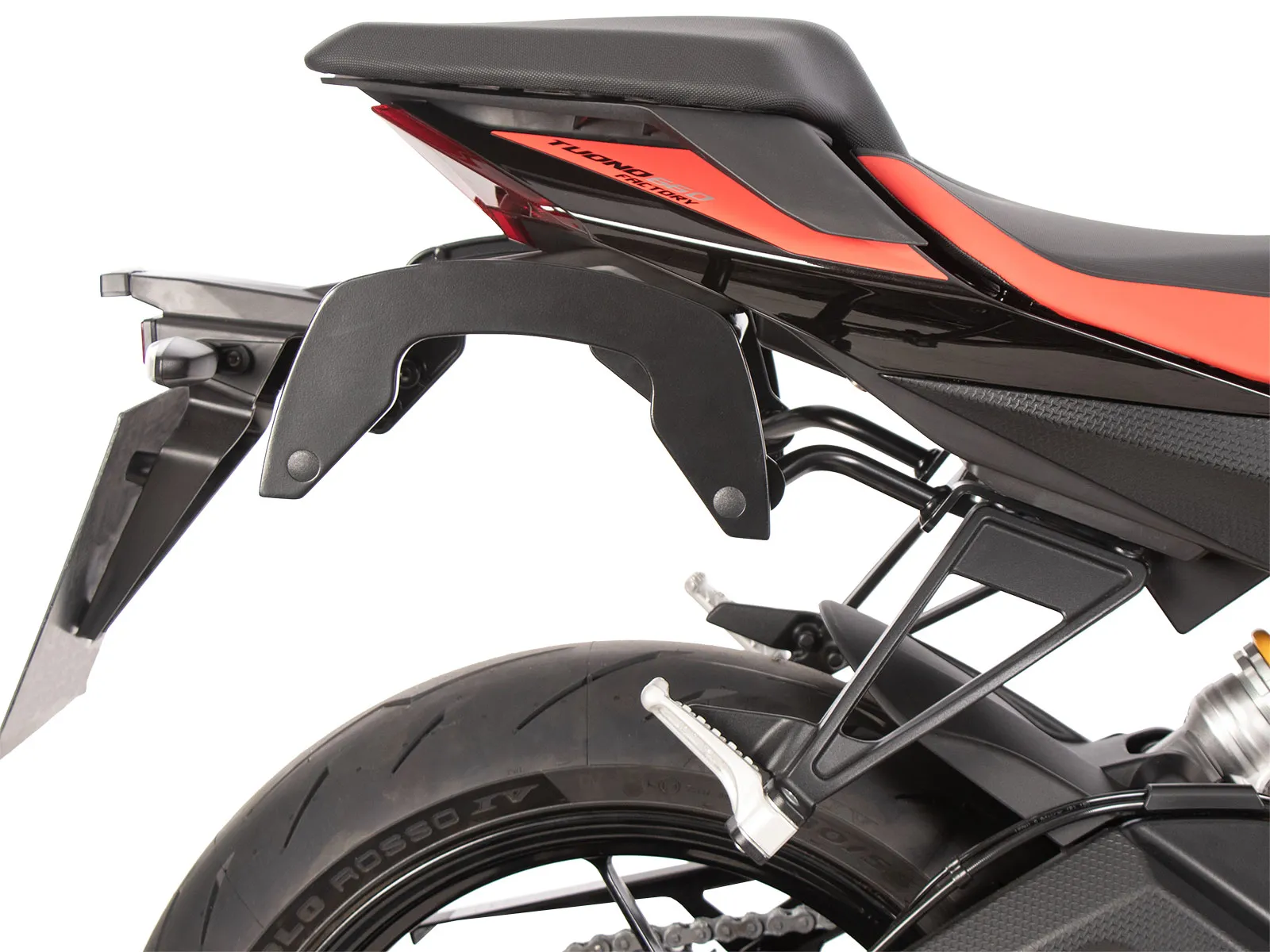 C-Bow side carrier black for Aprilia Tuono 660 Factory (2022-)