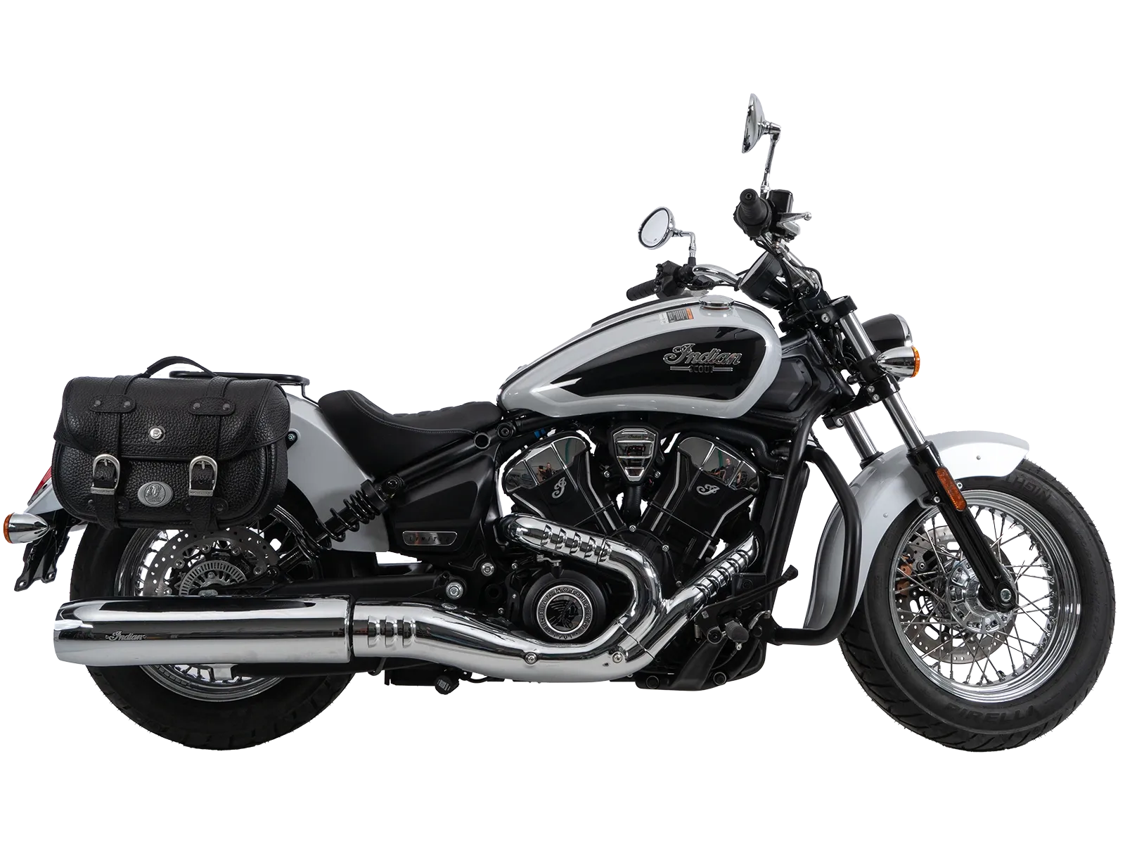 C-Bow side carrier chrome for Indian Scout Classic (2025-)