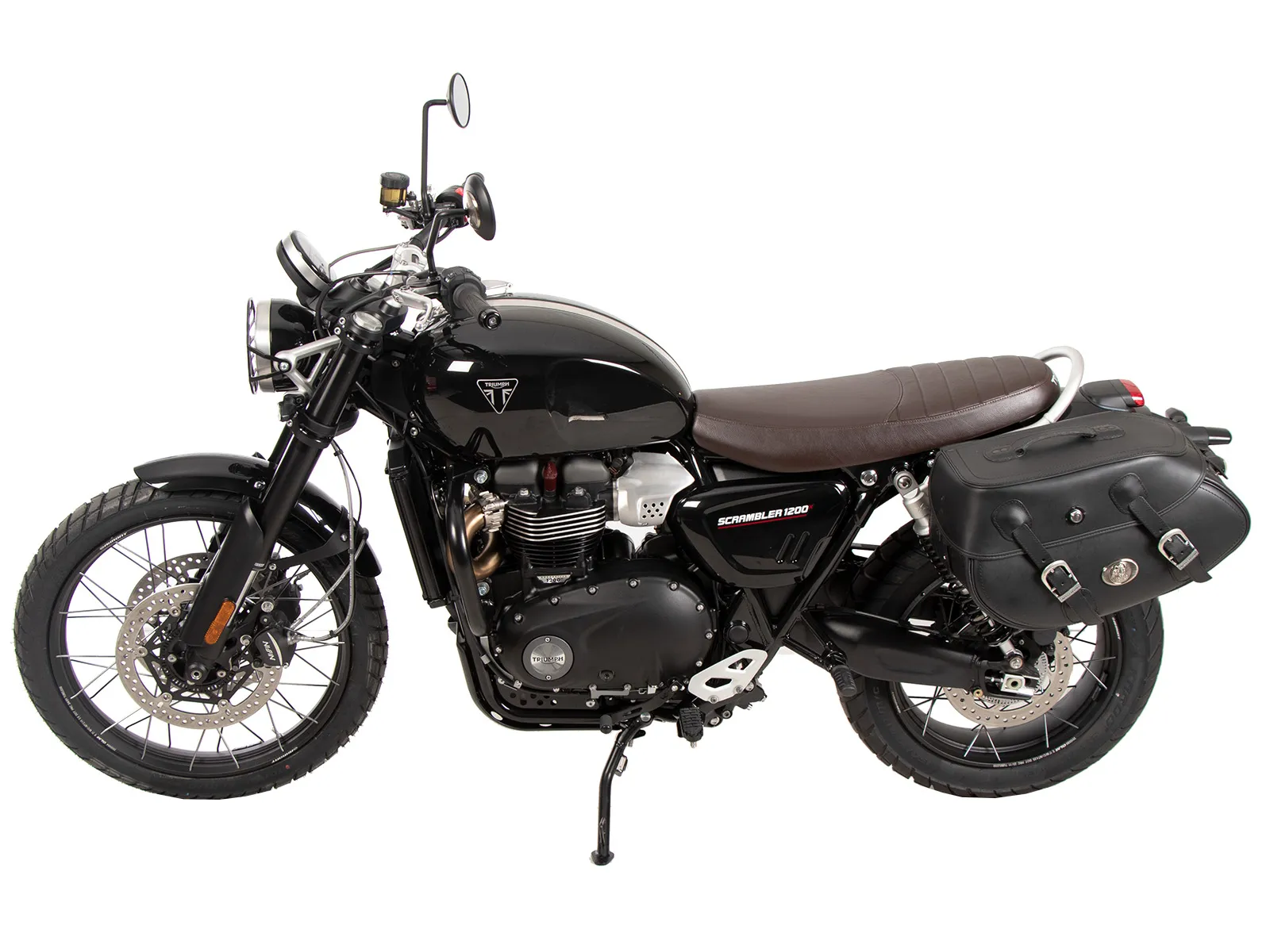 C-Bow side carrier one-sided left black for Triumph Scrambler 1200 X (2024-)