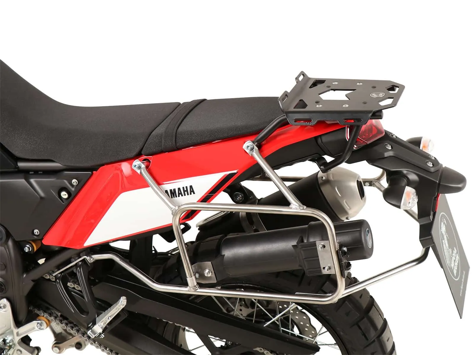 Case carrier set cutout black incl. Xplorer cutout case set for Yamaha Ténéré 700 World Raid (2022-2024) /World Rally (2023-2024)