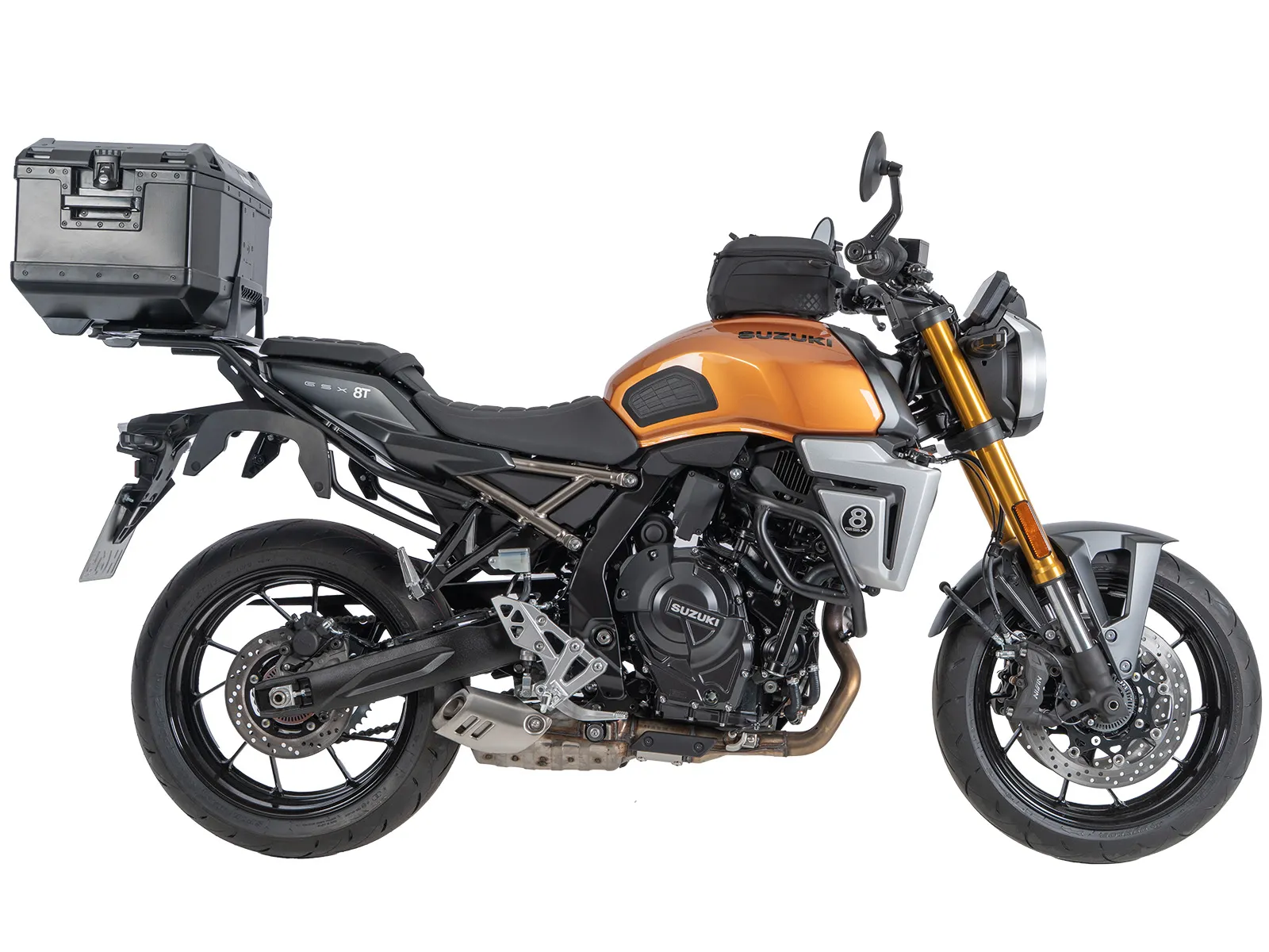 Alurack top case carrier black for Suzuki GSX-8T (2025-)