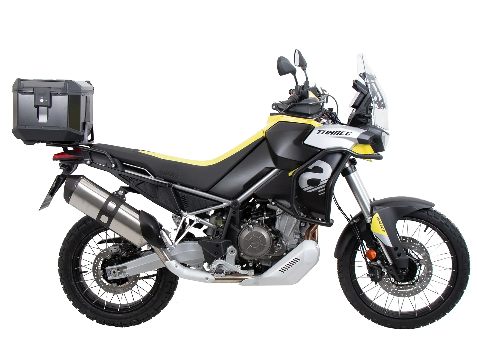 Alurack top case carrier black for Aprilia Tuareg 660 (2022-2024)
