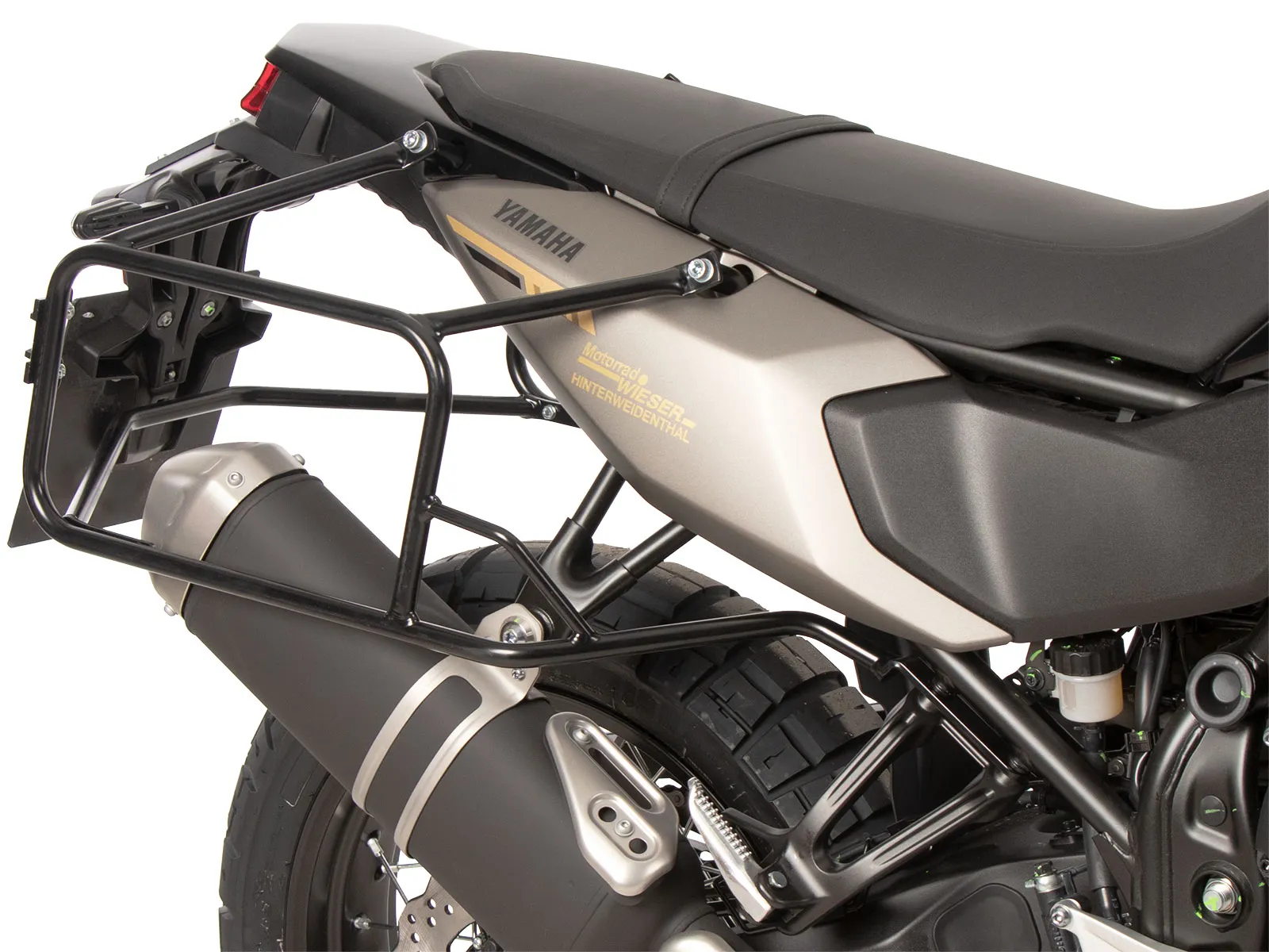 Side case carrier fixed black for Yamaha T√©n√©r√© 700 (2025-)