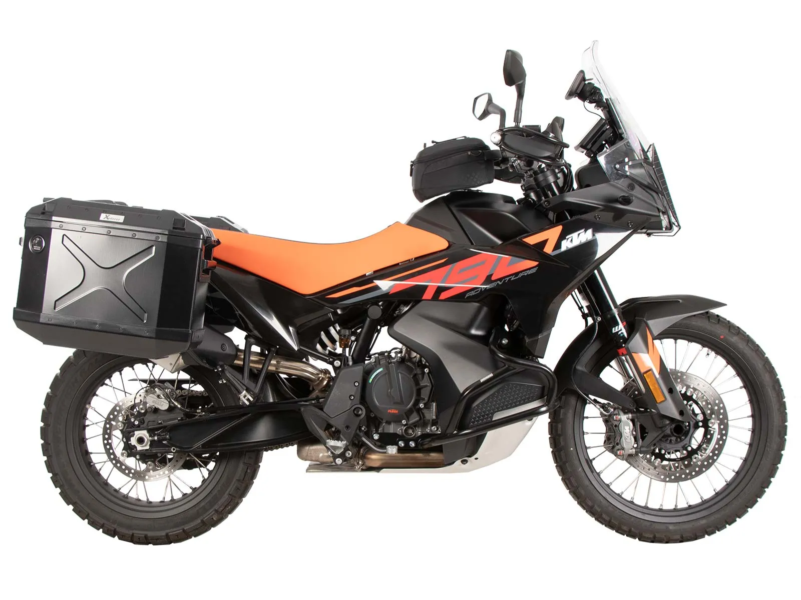Side case carrier fixed black for KTM 790 Adventure (2024-)