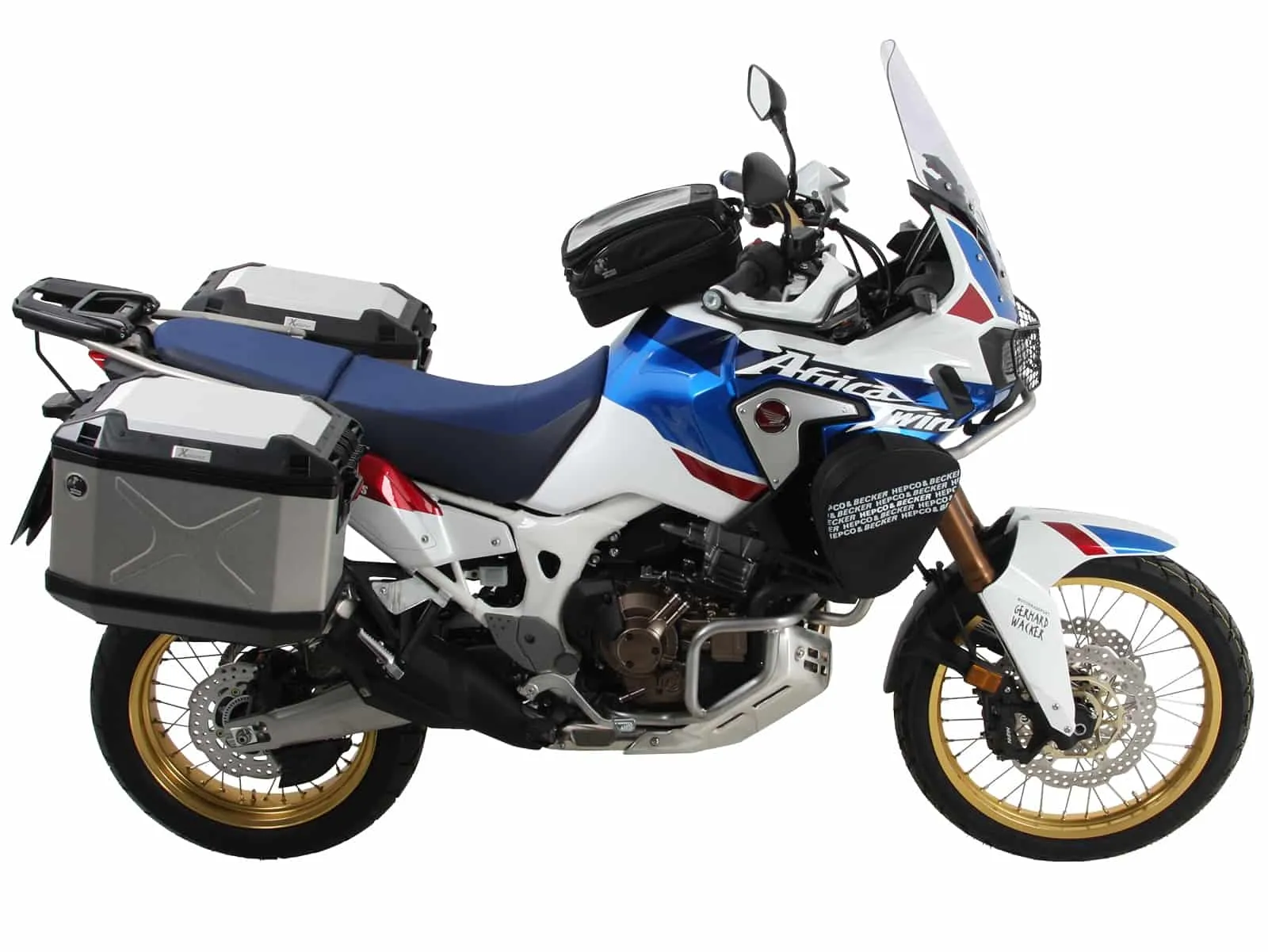 Side case carrier fixed black for Honda CRF 1000 Africa Twin (2018-2019)
