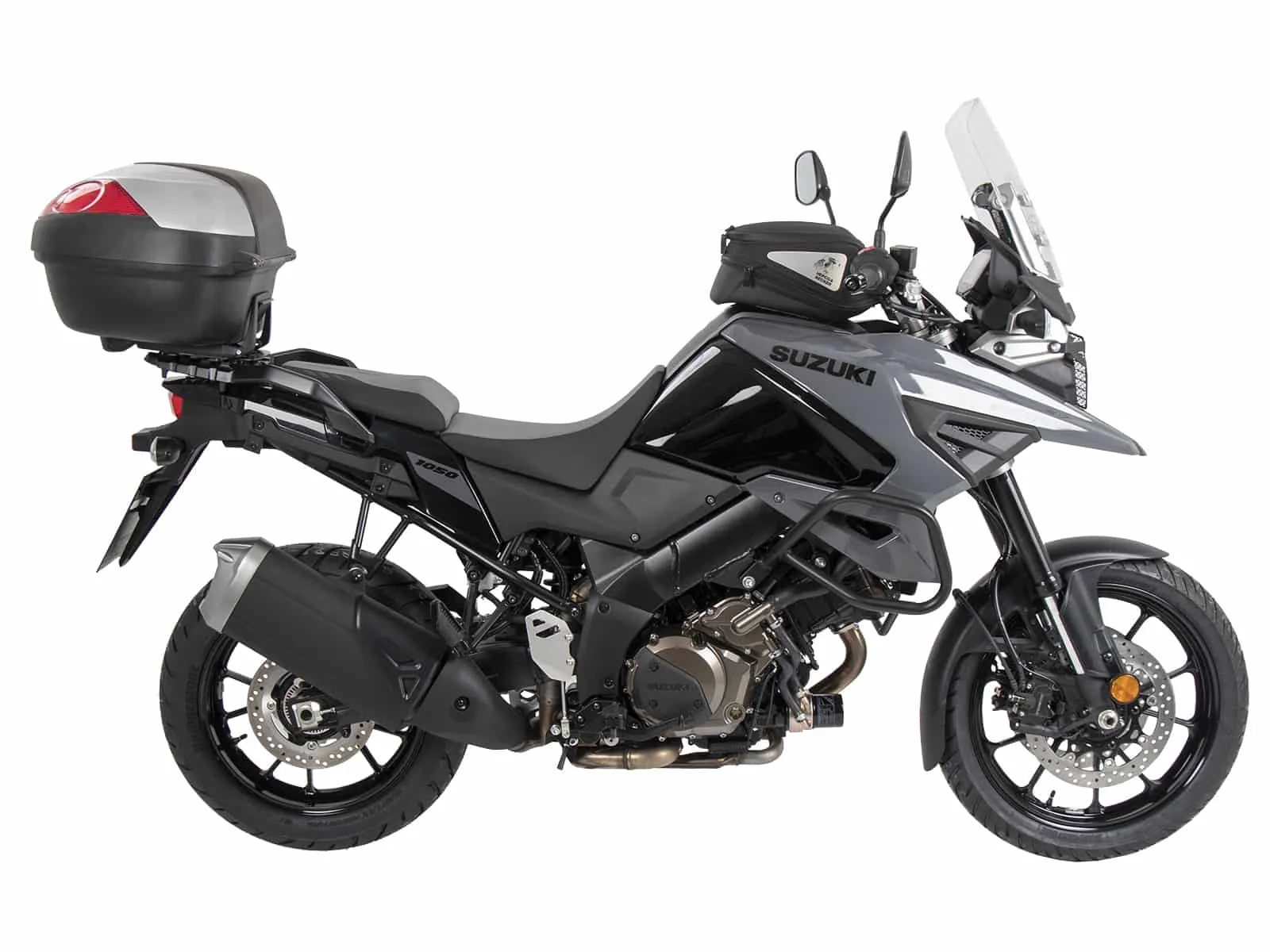 Alurack top case carrier black for combination with original luggage rack for Suzuki V-Strom 1050 / XT (2020-2022)
