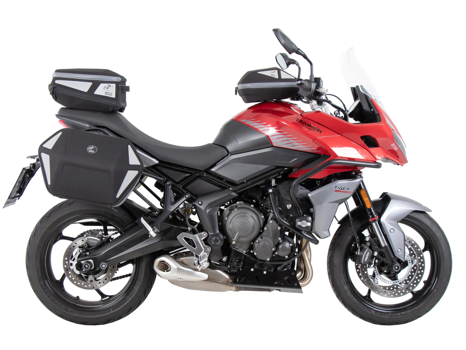 Alurack top case carrier black for combination with original luggage rack for Triumph Tiger Sport 660 (2022-2025)