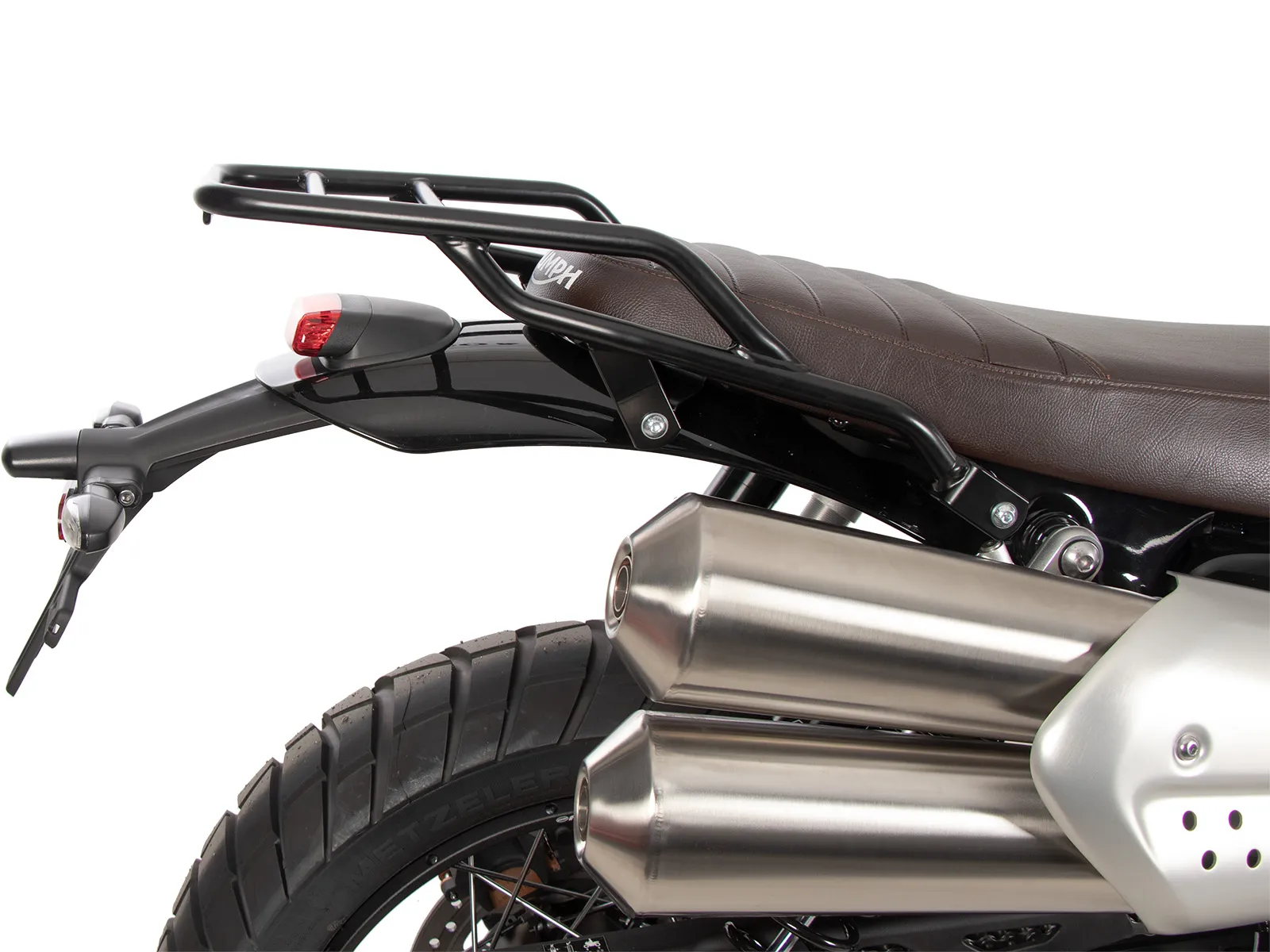 Tubular luggage rack black for Triumph Scrambler 1200 X (2024-)