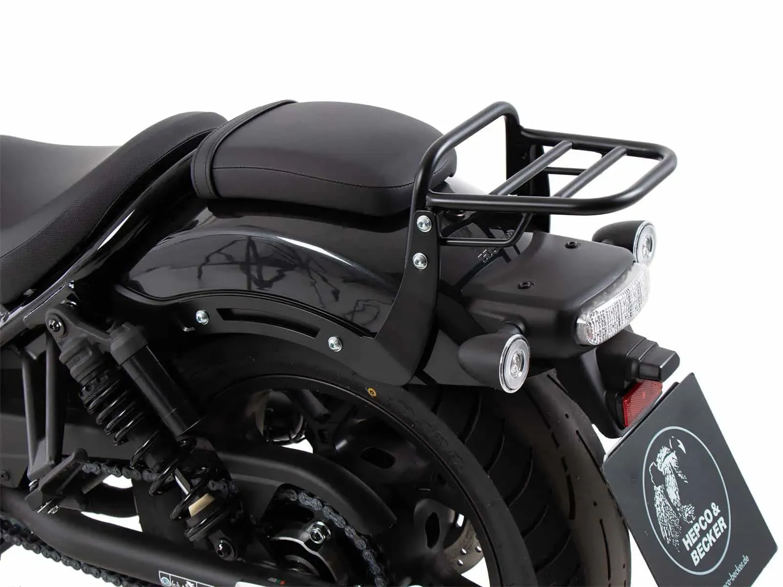Tubular luggage rack black for Honda CMX 1100 Rebel / DCT (2021-2024)