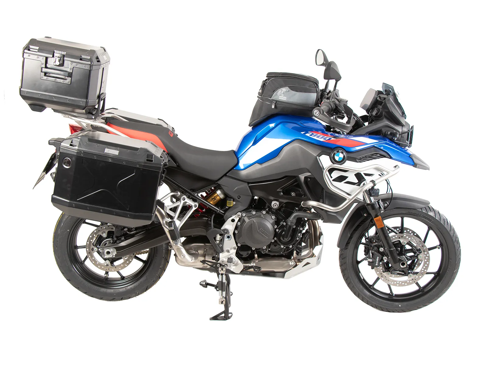 Easyrack top case carrier for combination with original stainless steel bridge black for BMW F 800 GS (2024-)