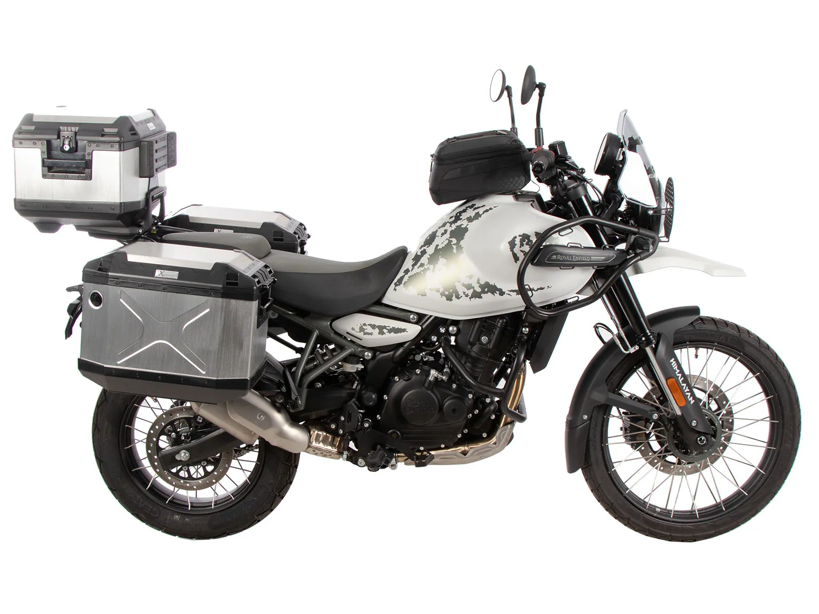 Easyrack top case carrier black for combination with original luggage rack for Royal Enfiel Himalayan 450 (2024-)