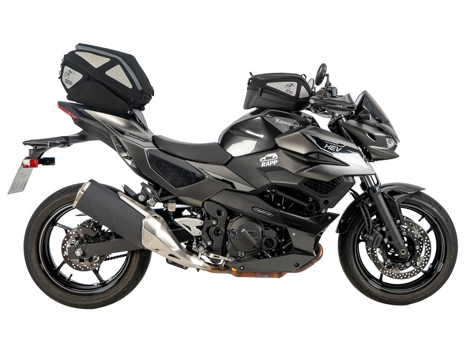 Sport rack black for Kawasaki Z7 Hybrid (2024-)