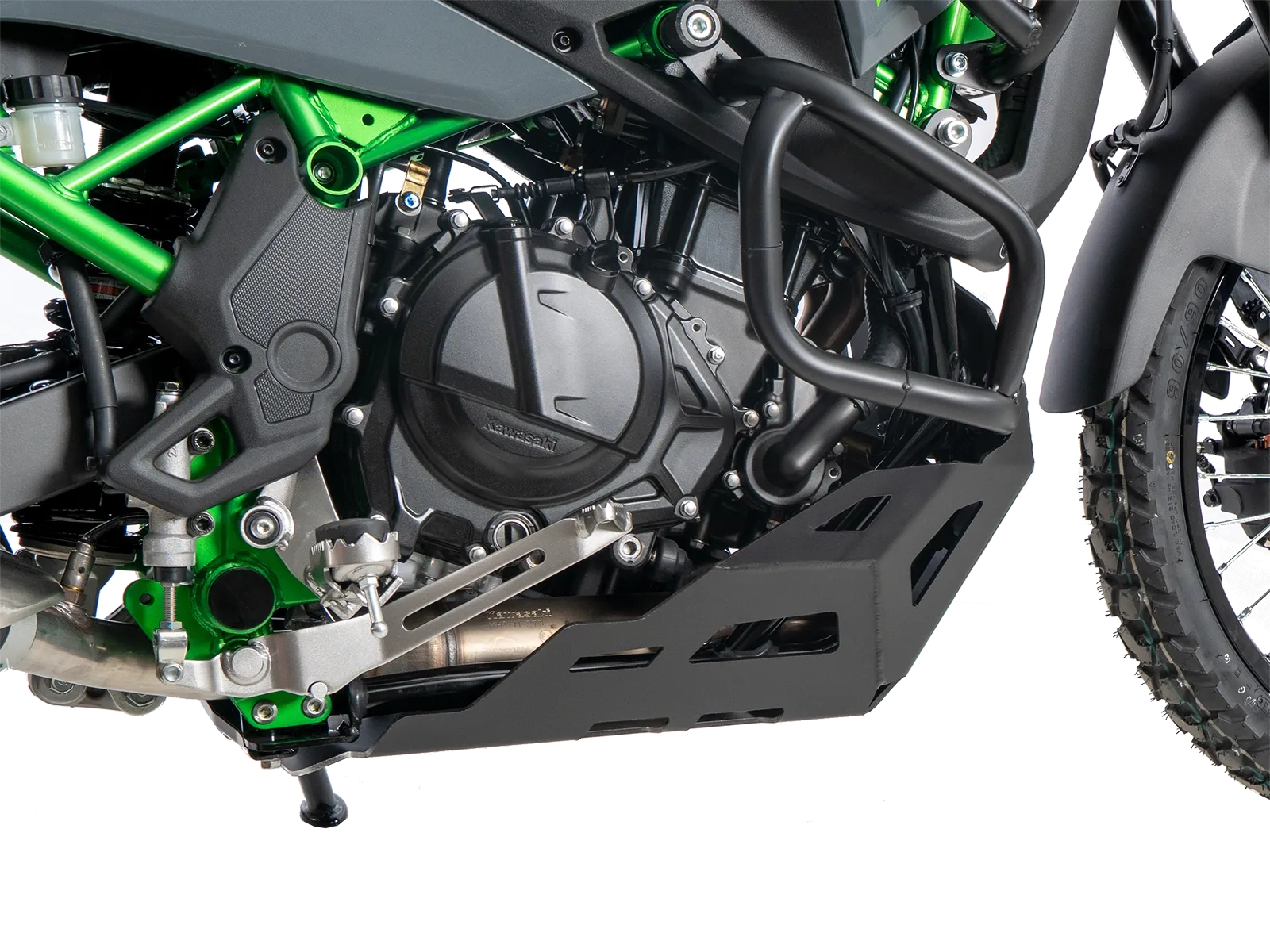 Engine protection plate black for Kawasaki KLE 500 / SE (2026-)