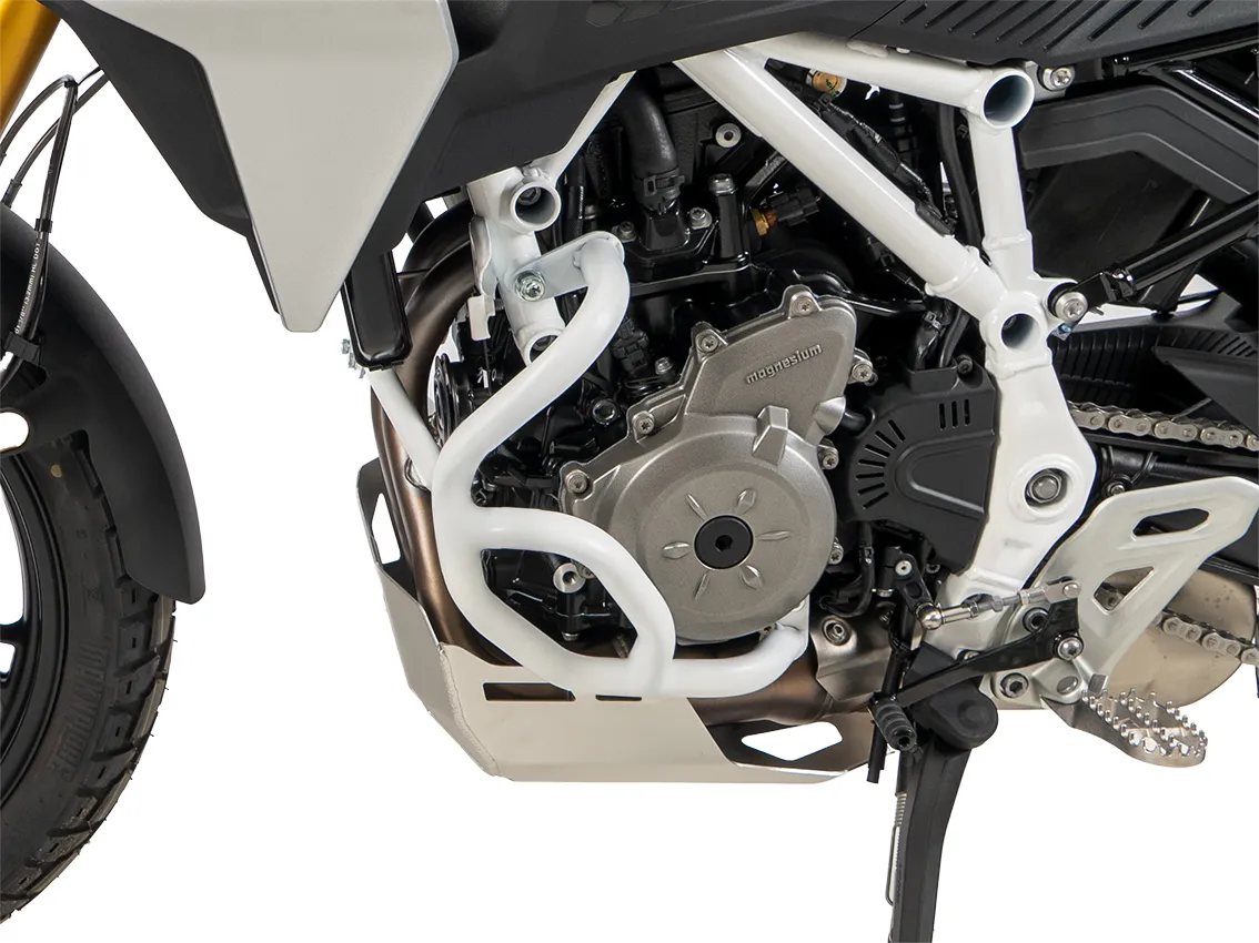White engine guard for BMW F 450 GS (2026-)