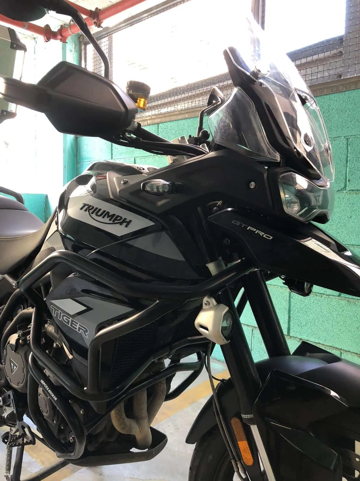 Engine guard black for Triumph Tiger 900 / Rally / GT / PRO (2020-2023)