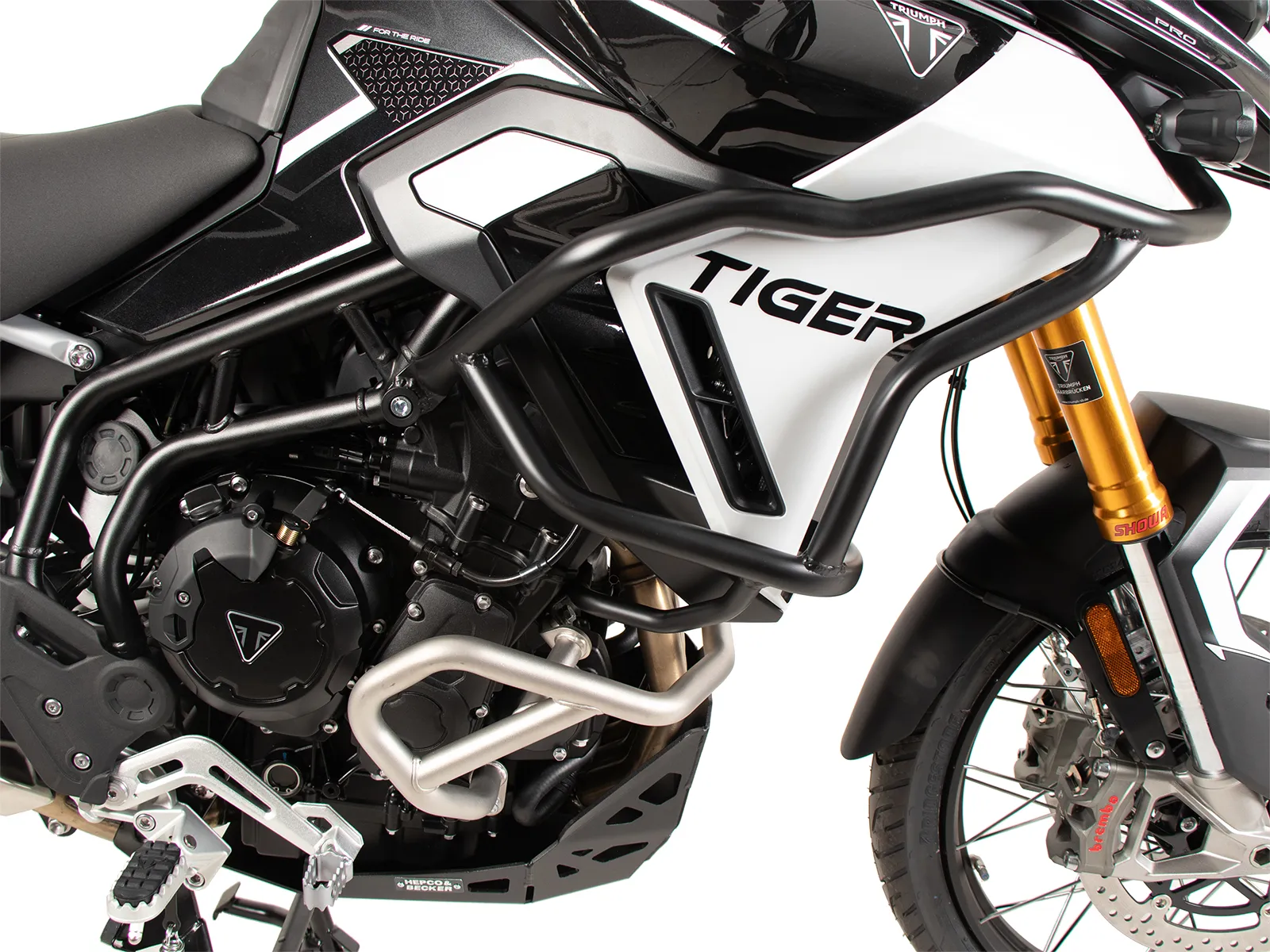 Tank guard "Solid" black for Triumph Tiger 900 Rally Pro (2024-)