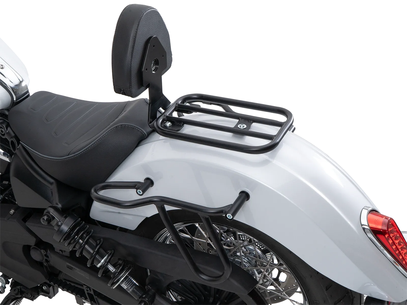 Leather bag holder cutout black for Indian Scout Classic (2025-)