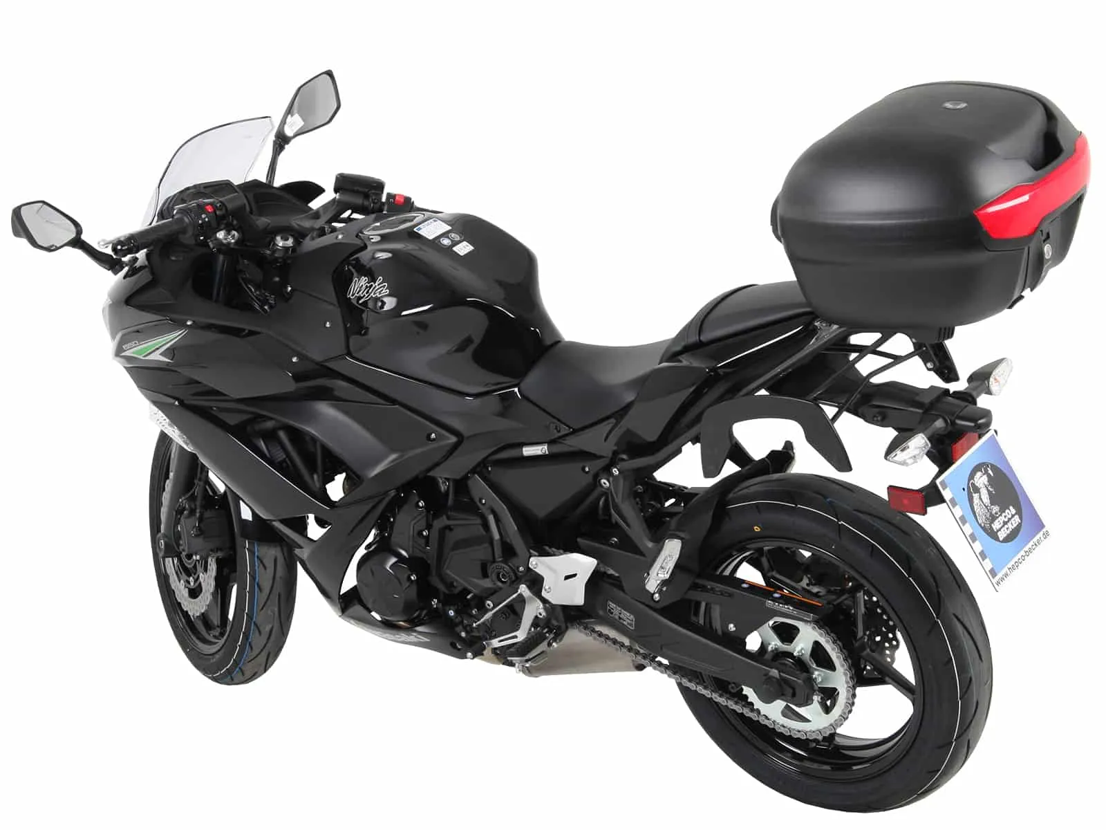 C-Bow side carrier black for Kawasaki Ninja 650 (2017-)