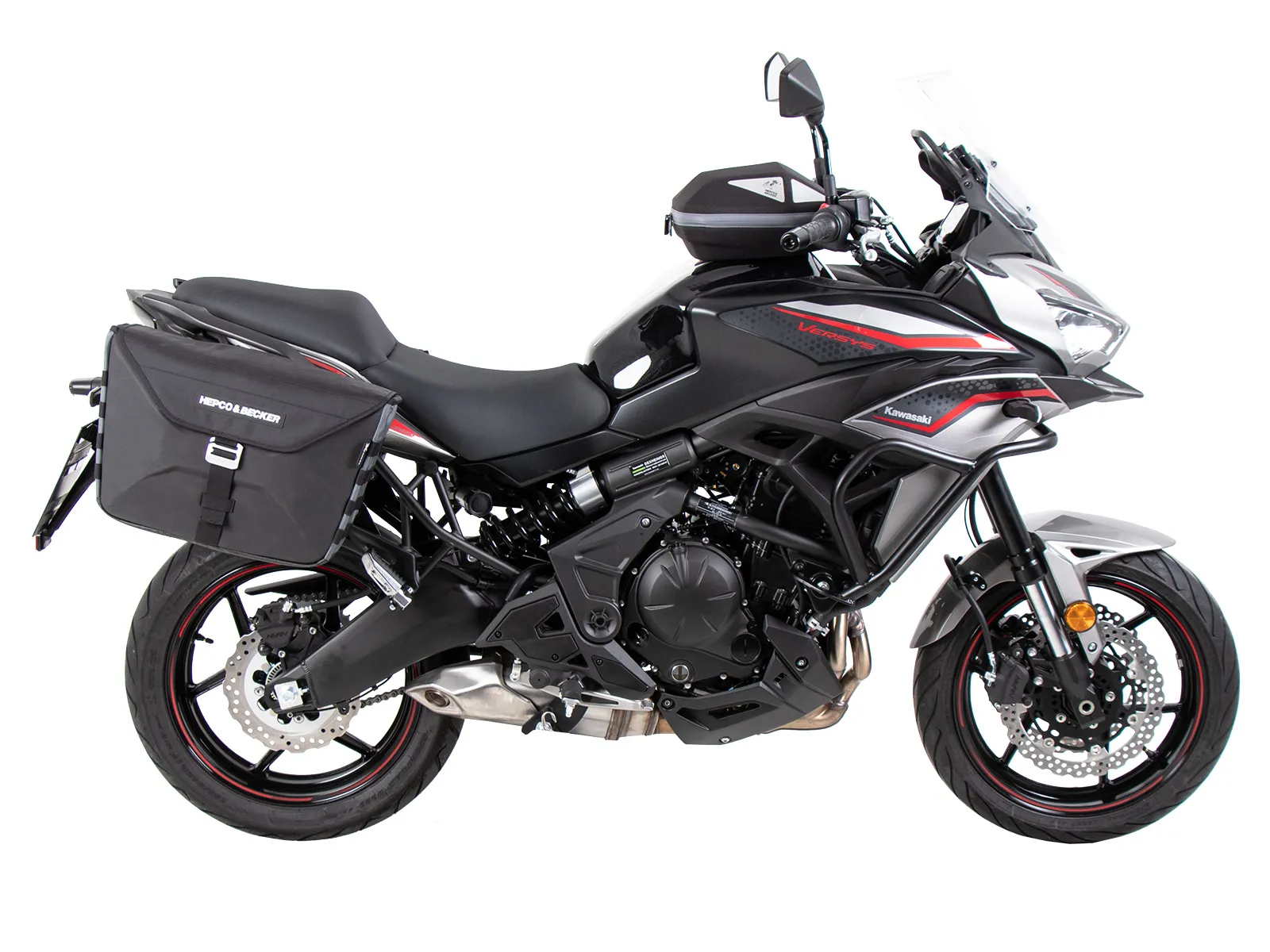 C-Bow side carrier black for Kawasaki Versys 650 (2022-)